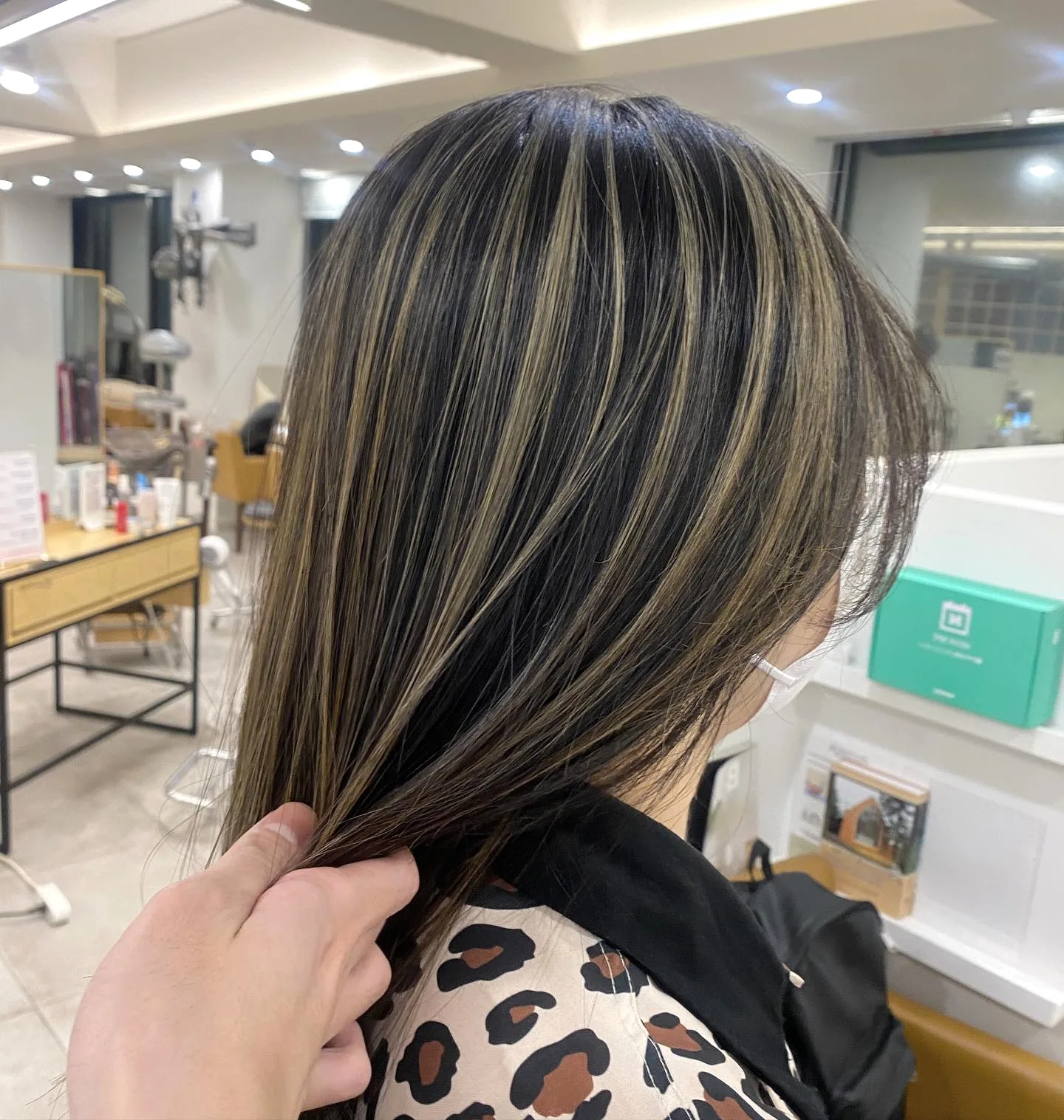 elegant ash brown balayage Seoul - Style 1 at Korea Hair Salon Seoul
