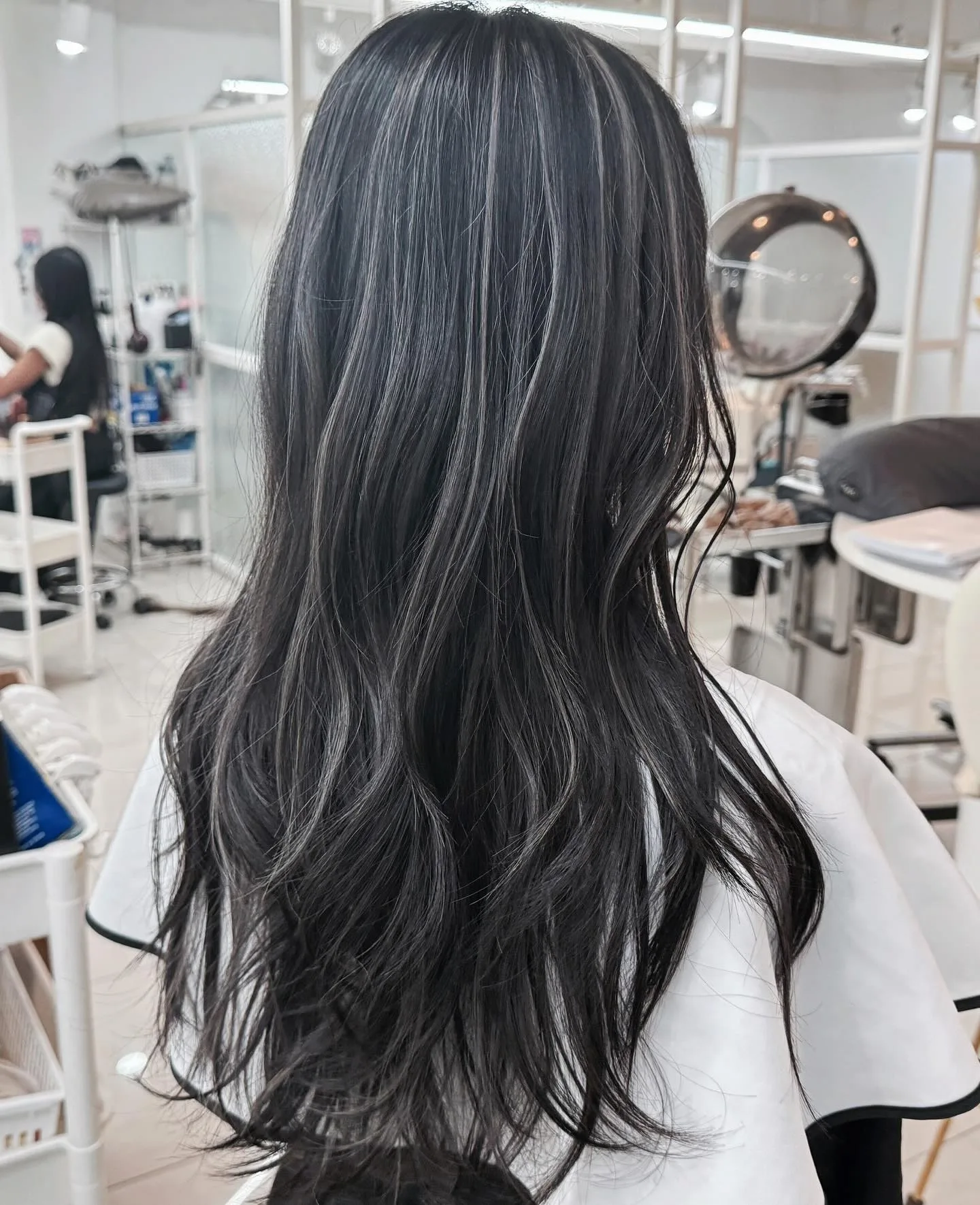 elegant ash brown balayage Seoul - Style 2 at Korea Hair Salon Seoul