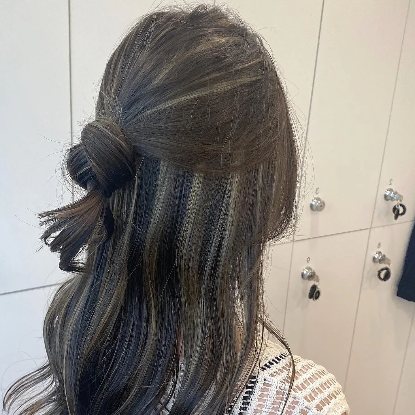 elegant ash brown balayage Seoul - Style 4 at Korea Hair Salon Seoul