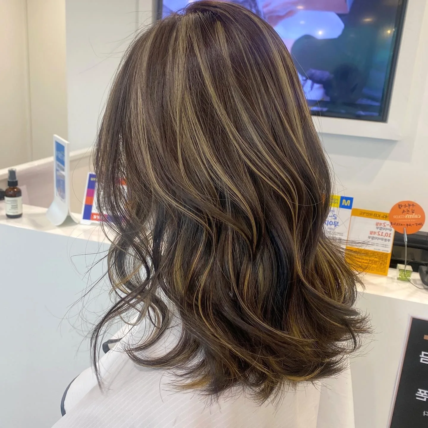 elegant ash brown balayage Seoul - Style 4 at Korea Hair Salon Seoul