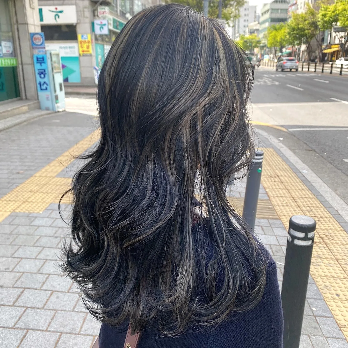 elegant ash brown balayage Seoul - Style 5 at Korea Hair Salon Seoul