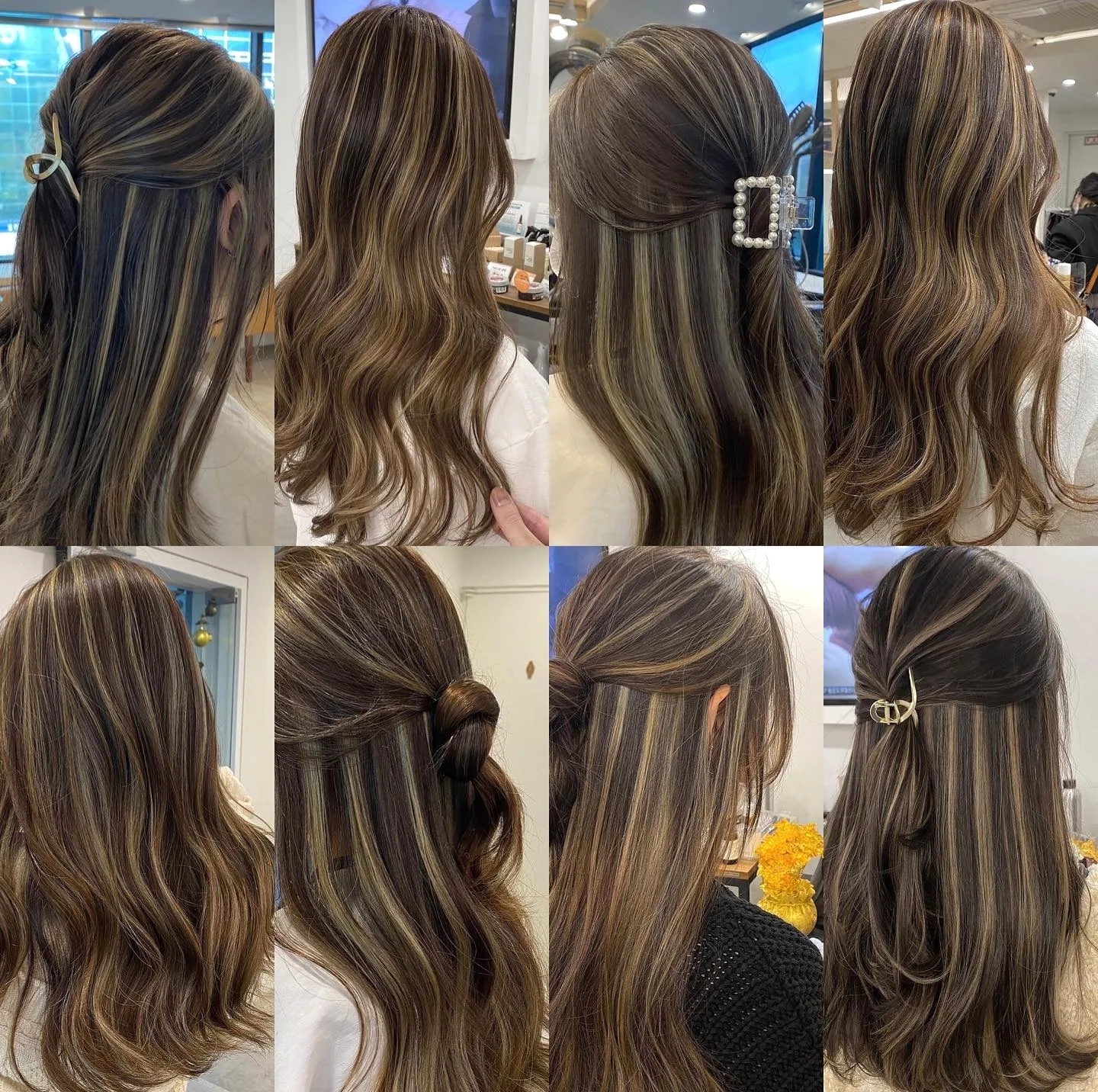 elegant ash brown Seoul - Style 7 at Korea Hair Salon Seoul