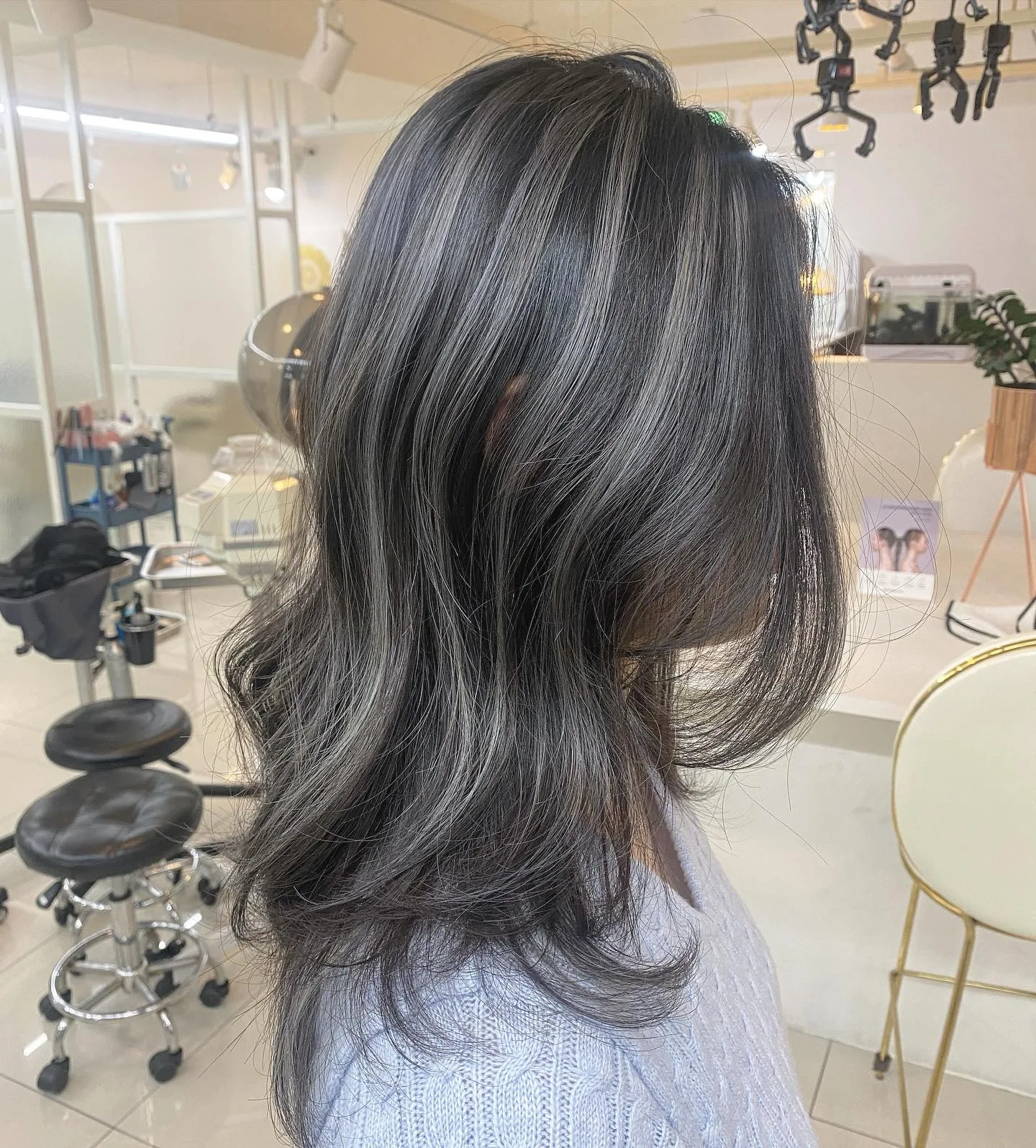 elegant ash brown Seoul - Style 8 at Korea Hair Salon Seoul