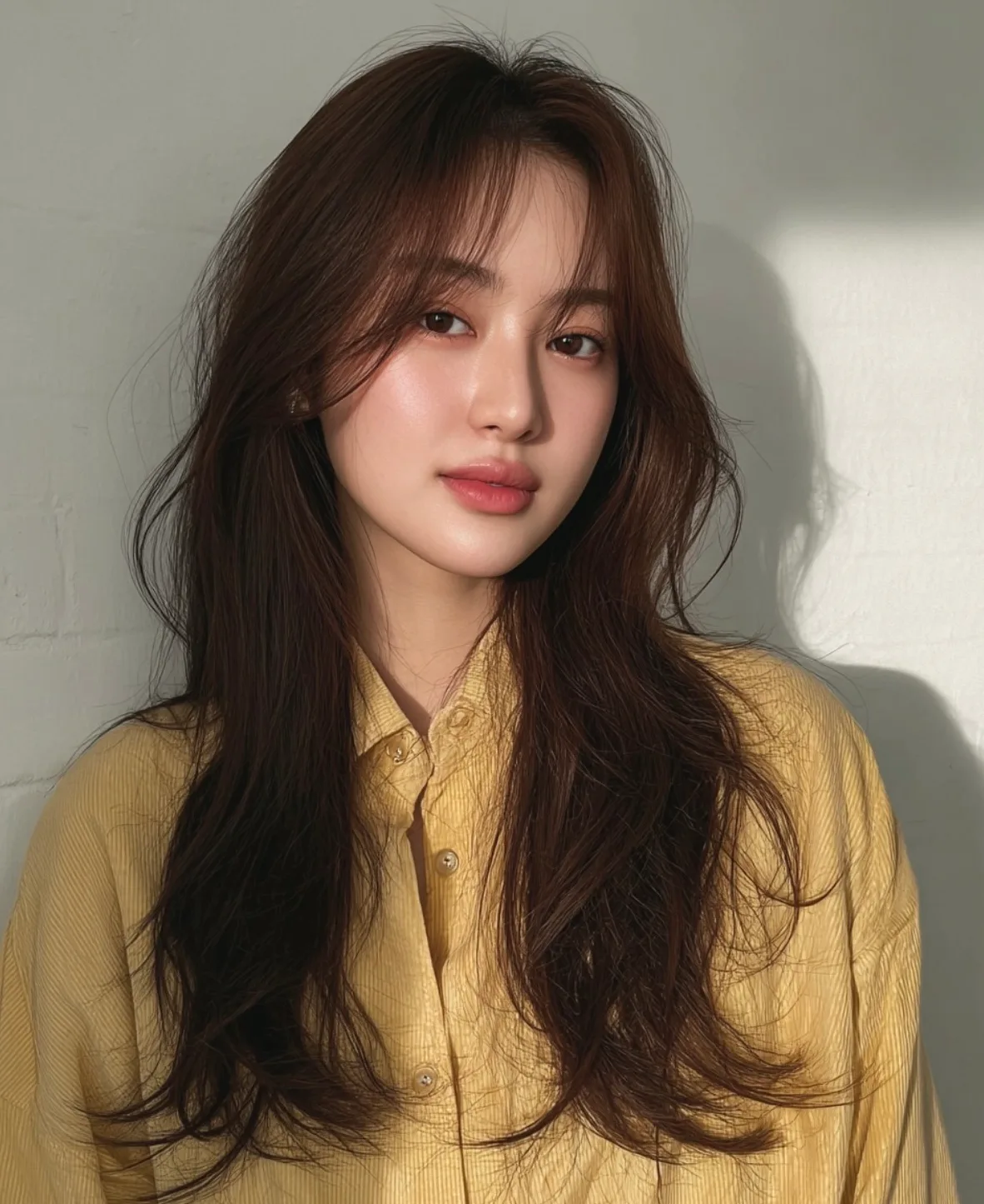 elegant feathered layered cuts Seoul - Style 2 at Korea Hair Salon in Seoul, one of the best Korean hair salons for foreigners Seoul