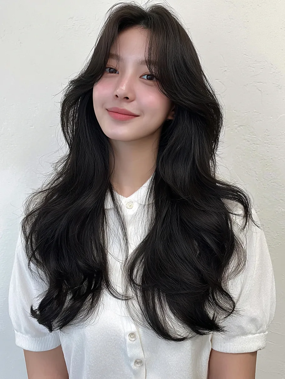 elegant soft wave perm Seoul - Style 2 at Korea Hair Salon Seoul
