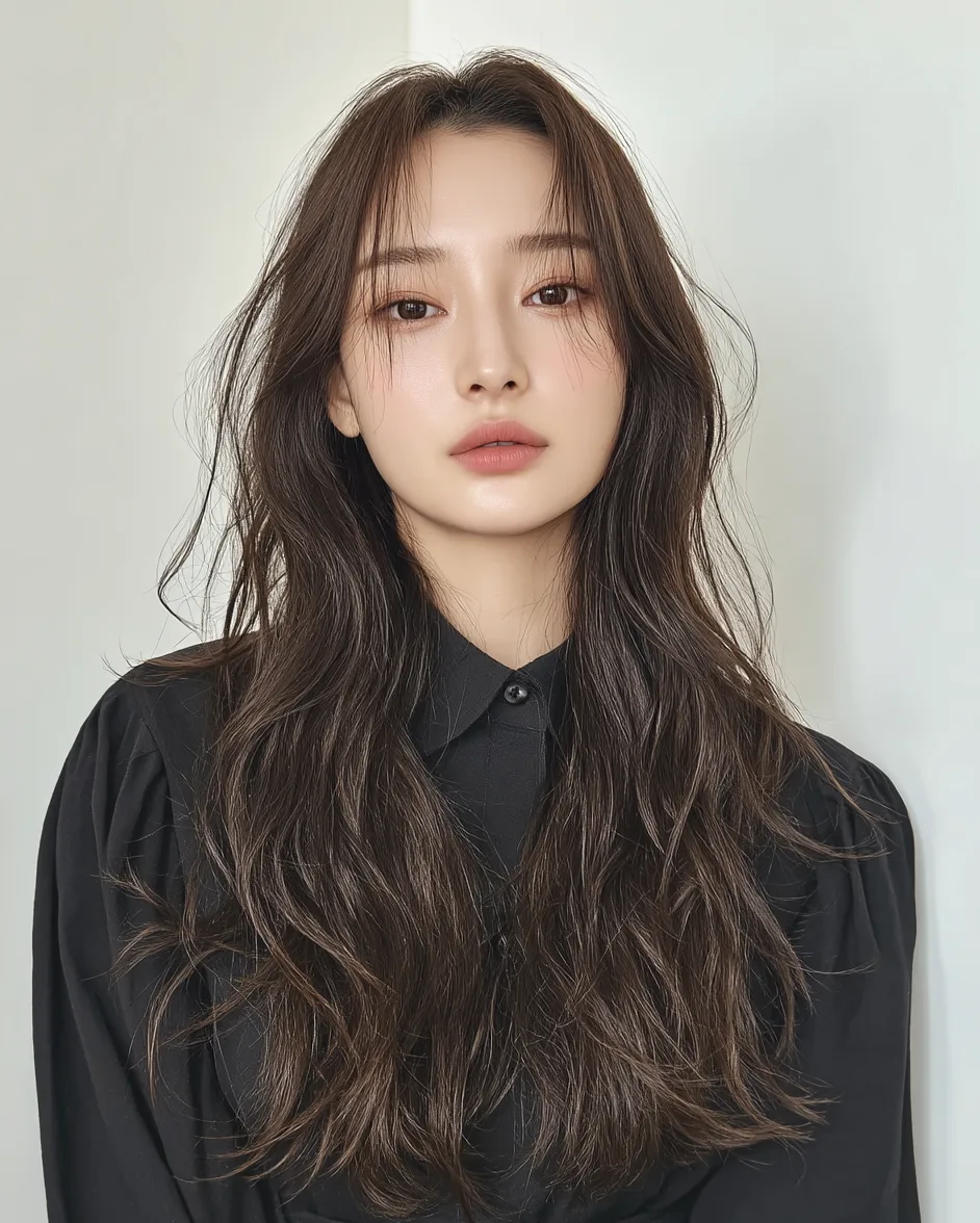 layered haircuts Seoul 2026 - Style 6 at Korea Hair Salon in Seoul, one of the best Korean hair salons for foreigners Seoul