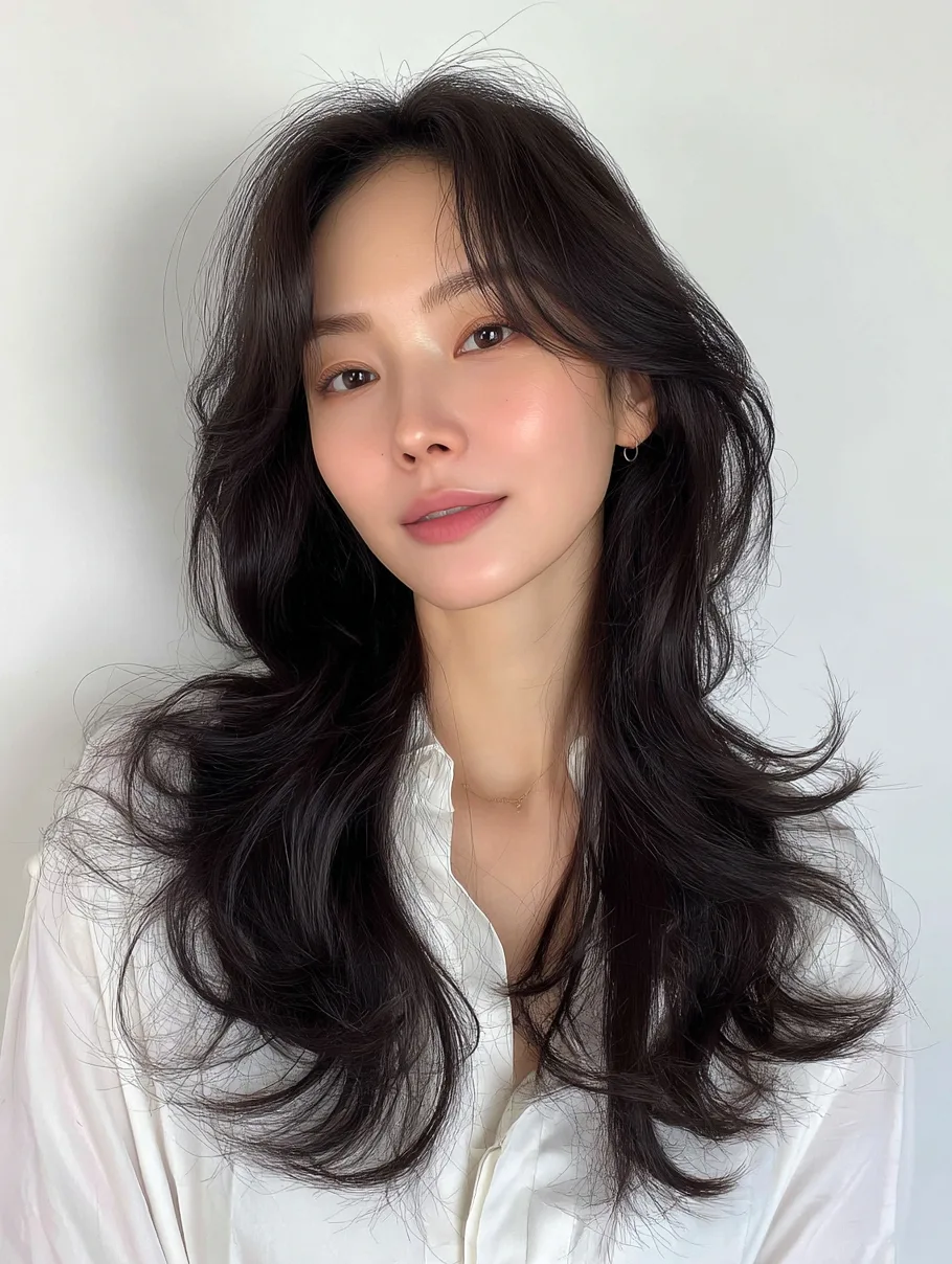 layered Korean haircuts 2026 - Style 4 at Korea Hair Salon Seoul