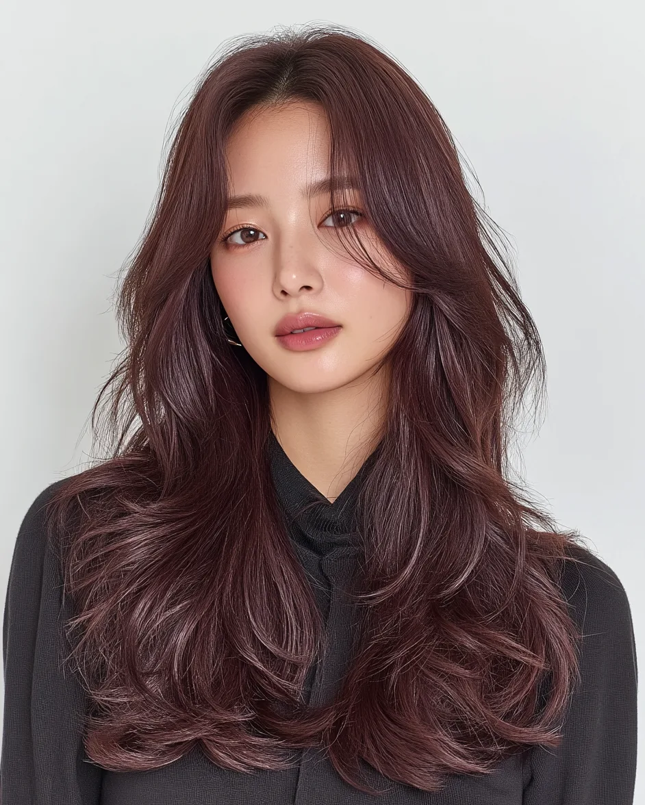 layered Korean haircuts 2026 - Style 8 at Korea Hair Salon Seoul