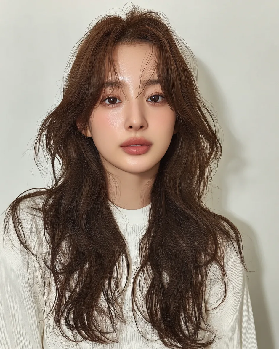 layered wave styles Seoul - Style 3 at Korea Hair Salon in Seoul, one of the best Korean hair salons for foreigners Seoul