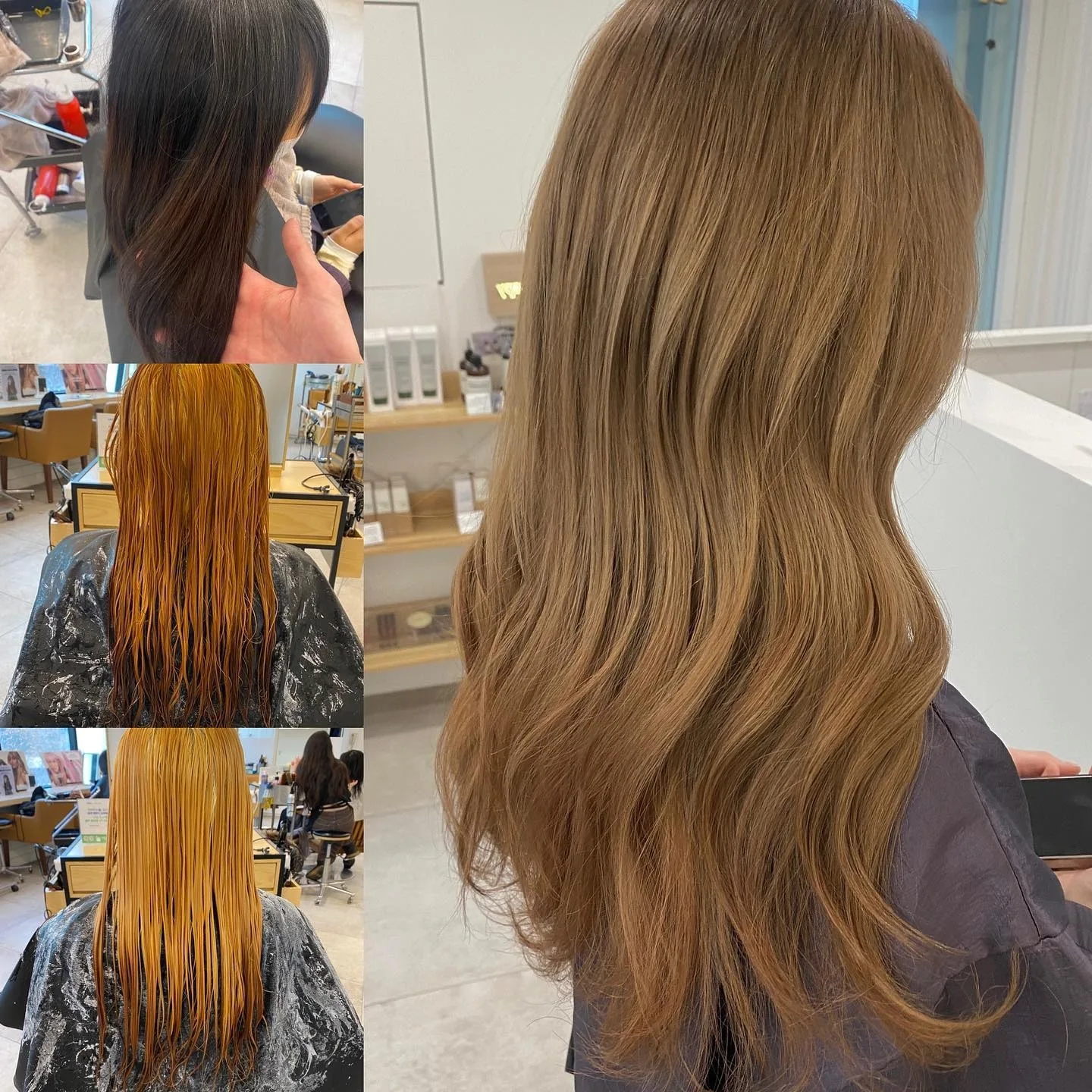 hair color transformations - Style 2 at Korea Hair Salon Seoul