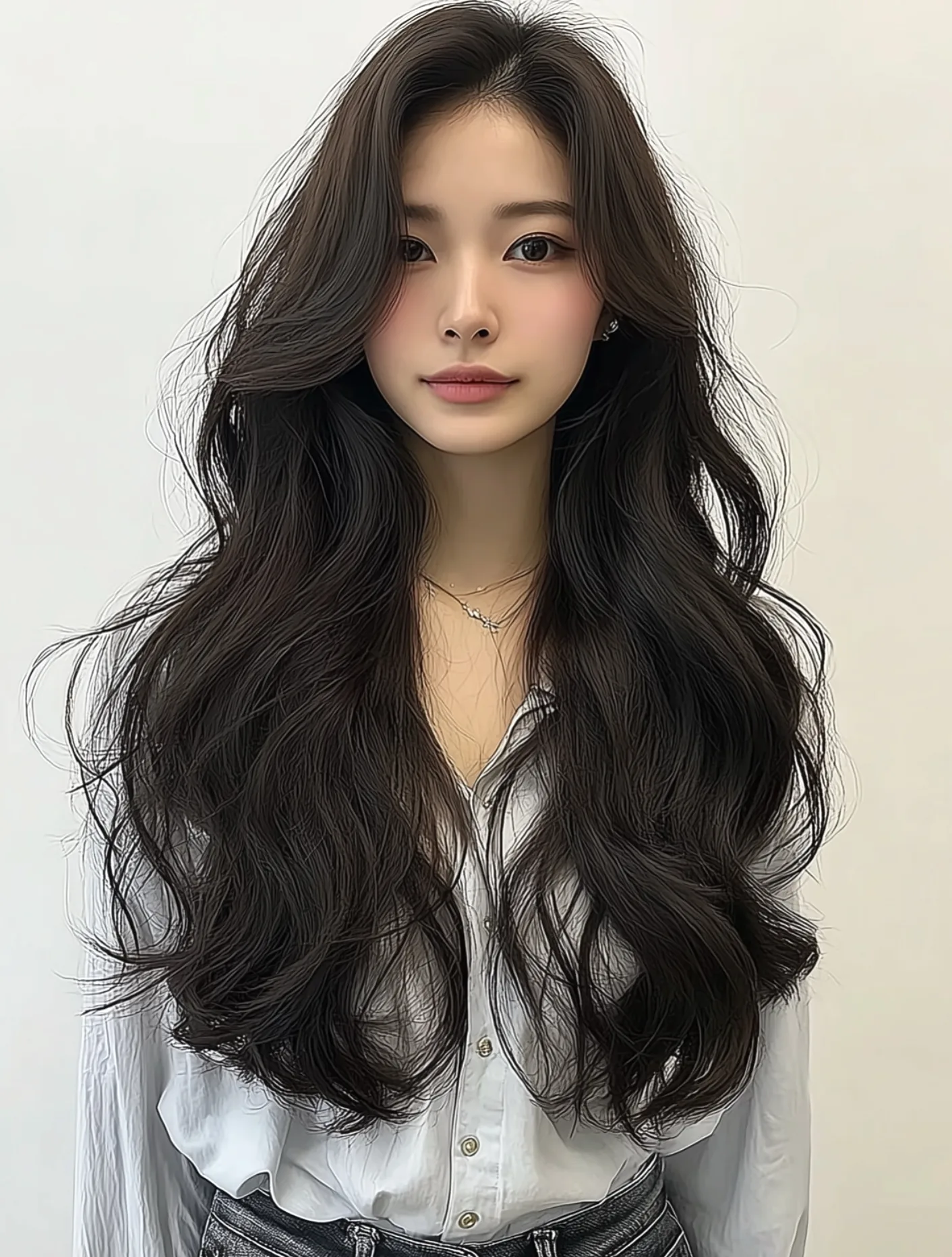 hairstyles for long face 2026 - Style 7 at Korea Hair Salon in Seoul, one of the best Korean hair salons for foreigners Seoul