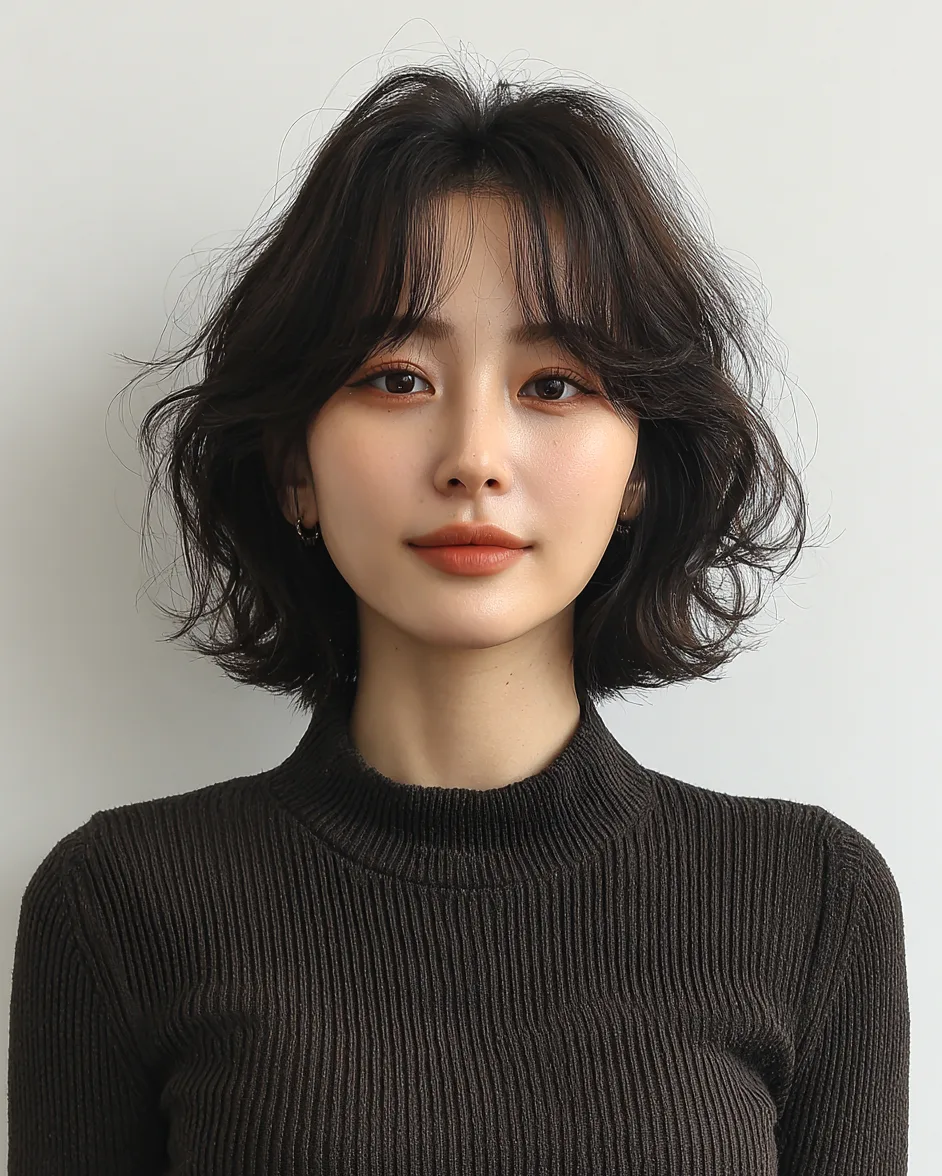soft wave perm Korea - Style 3 at Korea Hair Salon Seoul