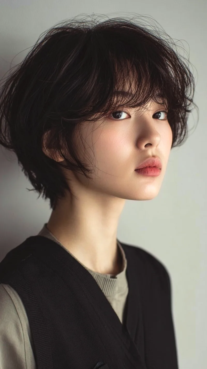 styles for long faces 2026 - Style 2 at Korea Hair Salon in Seoul, one of the best Korean hair salons for foreigners Seoul