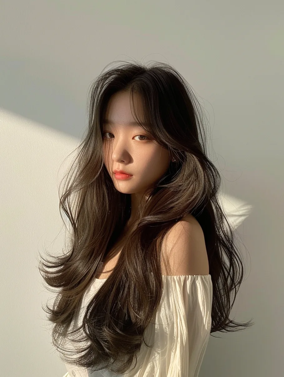 voluminous wavy styles 2026 - Style 3 at Korea Hair Salon in Seoul, one of the best Korean hair salons for foreigners Seoul