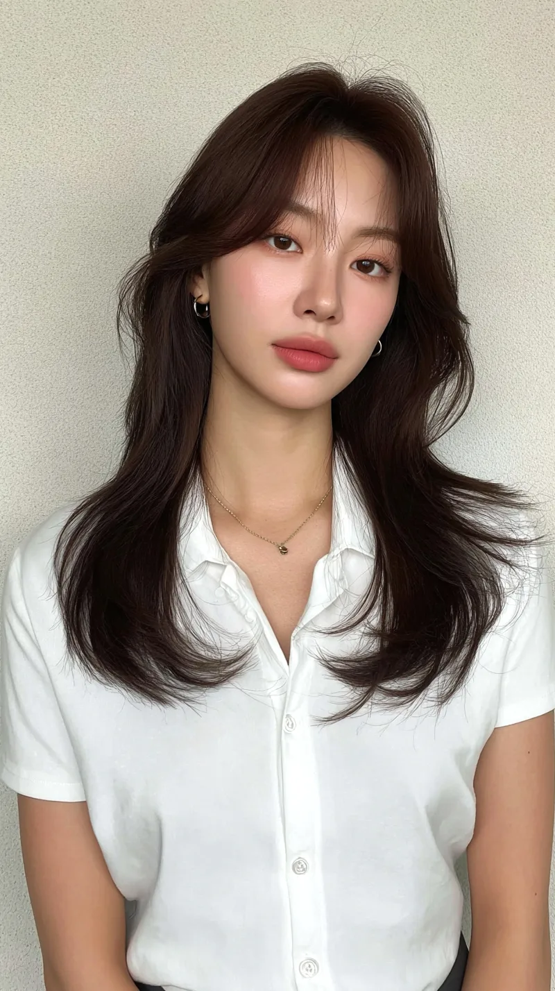 trending Korean wave styles 2026 - Style 3 at Korea Hair Salon in Seoul, one of the best Korean hair salons for foreigners Seoul