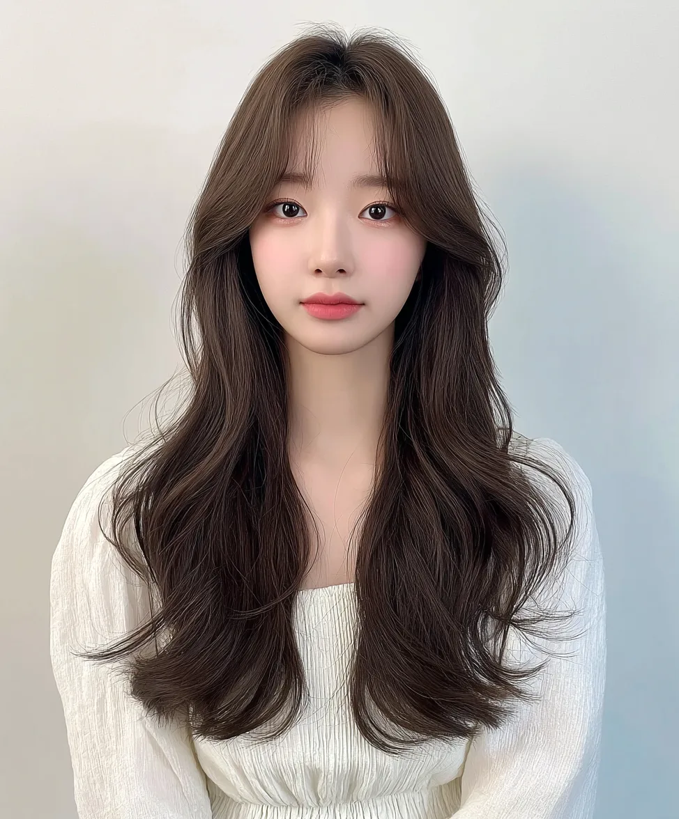 trending winter hairstyles 2026 - Style 2 at Korea Hair Salon in Seoul, one of the best Korean hair salons for foreigners Seoul