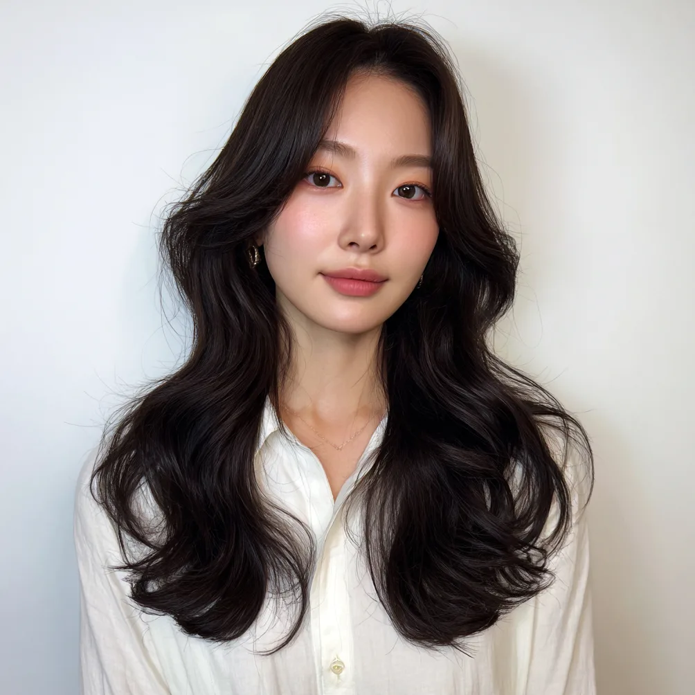 trending winter hairstyles 2026 - Style 3 at Korea Hair Salon in Seoul, one of the best Korean hair salons for foreigners Seoul