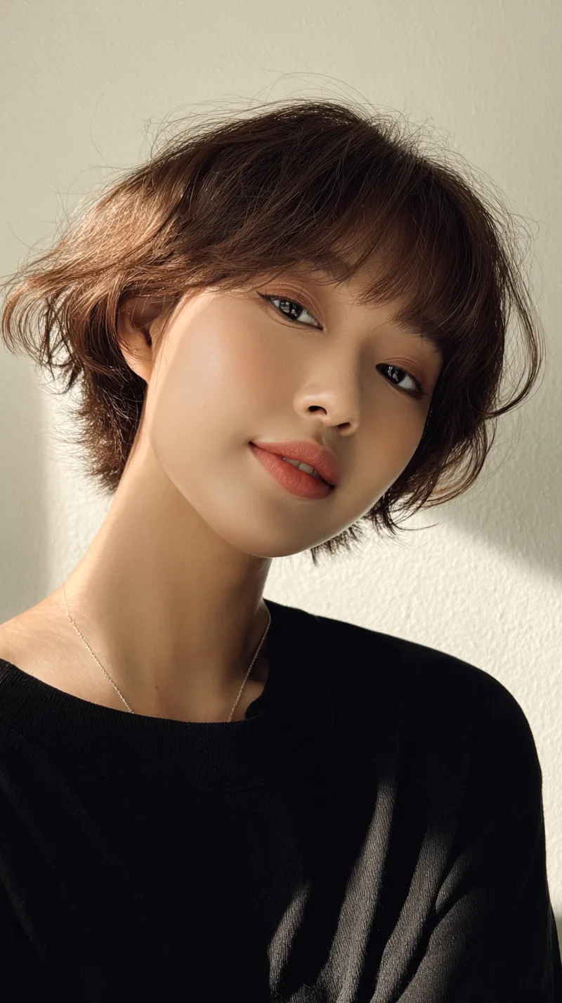 trending winter hairstyles 2026 - Style 6 at Korea Hair Salon in Seoul, one of the best Korean hair salons for foreigners Seoul