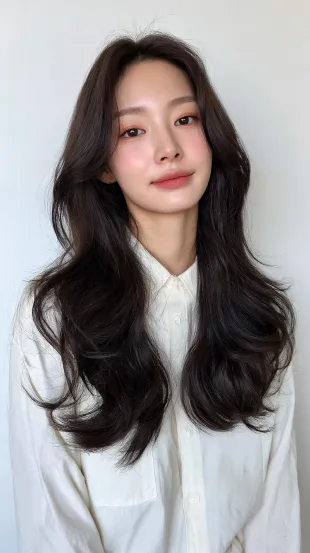 trending winter hairstyles 2026 - Style 6 at Korea Hair Salon in Seoul, one of the best Korean hair salons for foreigners Seoul