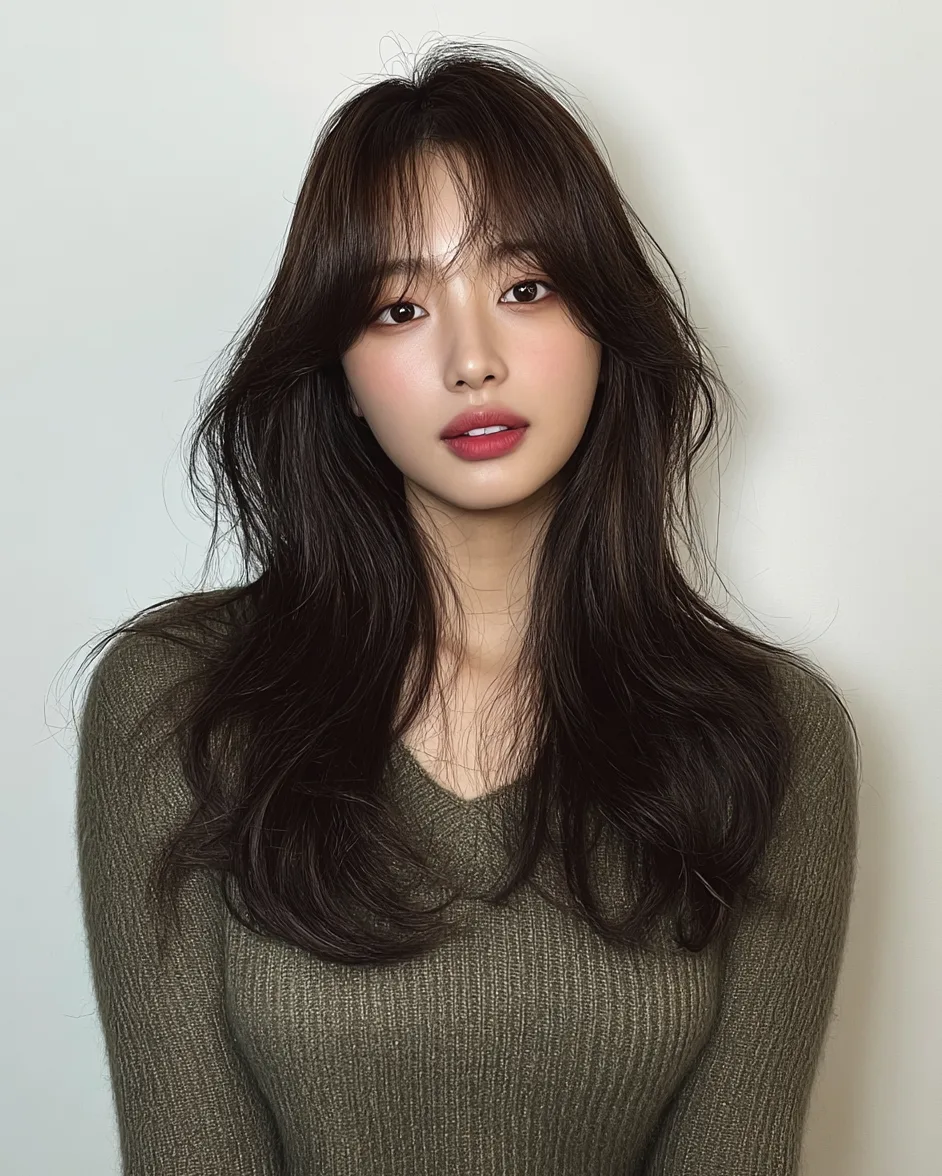 trending winter hairstyles 2026 - Style 7 at Korea Hair Salon in Seoul, one of the best Korean hair salons for foreigners Seoul