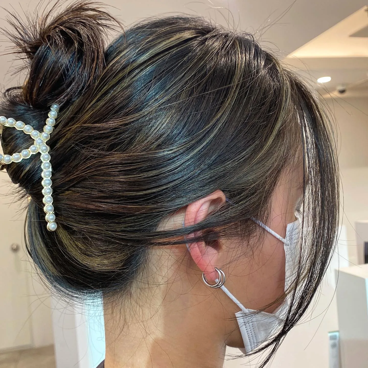 trendy ash blue hair Seoul - Style 4 at Korea Hair Salon Seoul