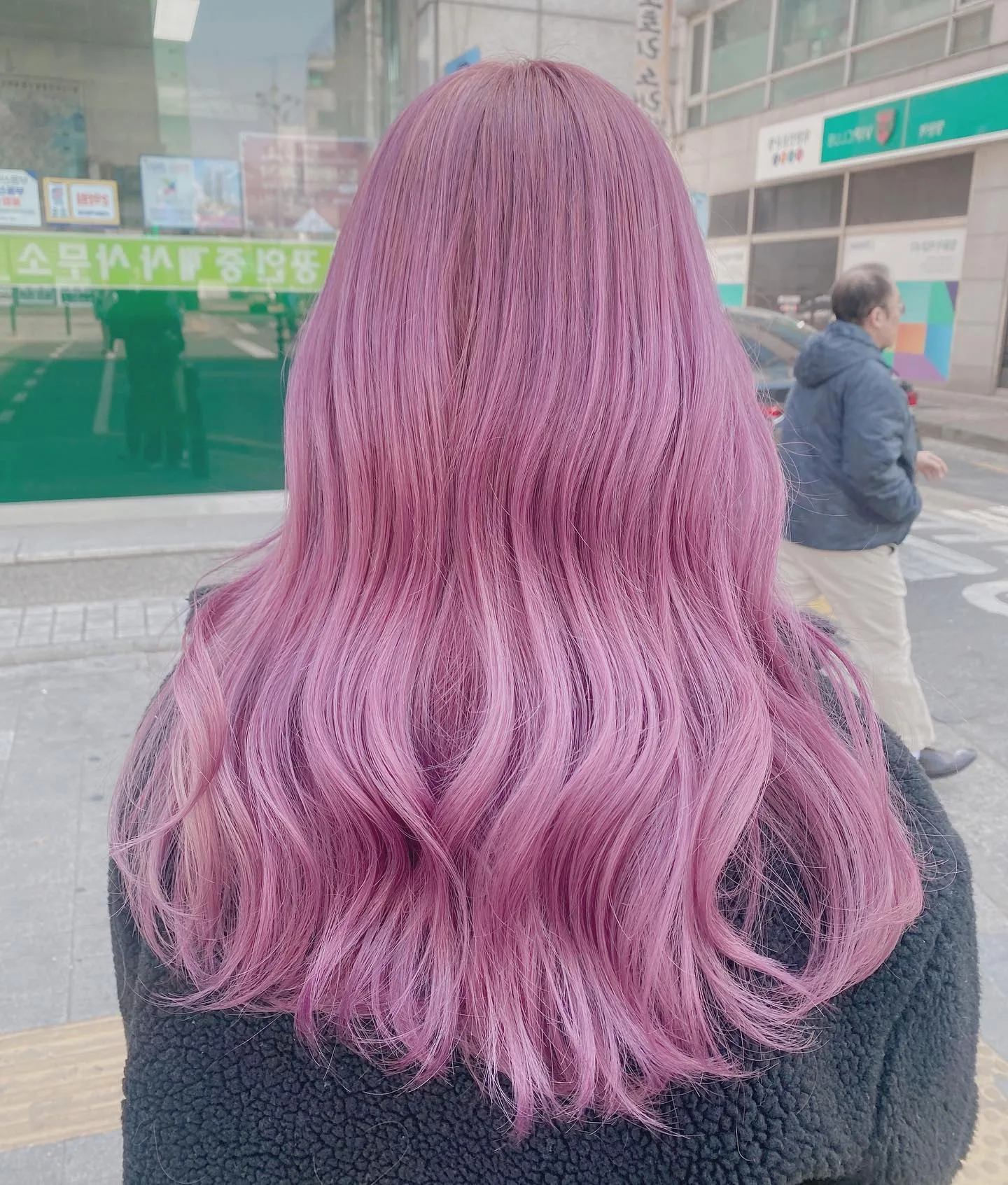 trendy ash blue hair Seoul - Style 5 at Korea Hair Salon Seoul