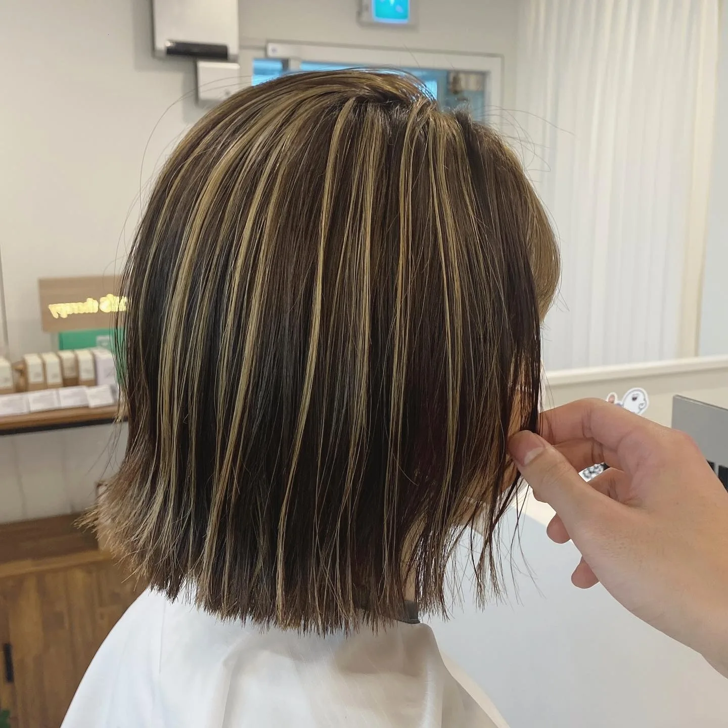 trendy layered highlights Seoul - Style 3 at Korea Hair Salon Seoul