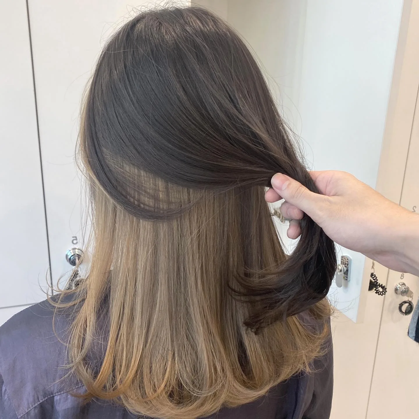 trendy layered highlights Seoul - Style 6 at Korea Hair Salon Seoul