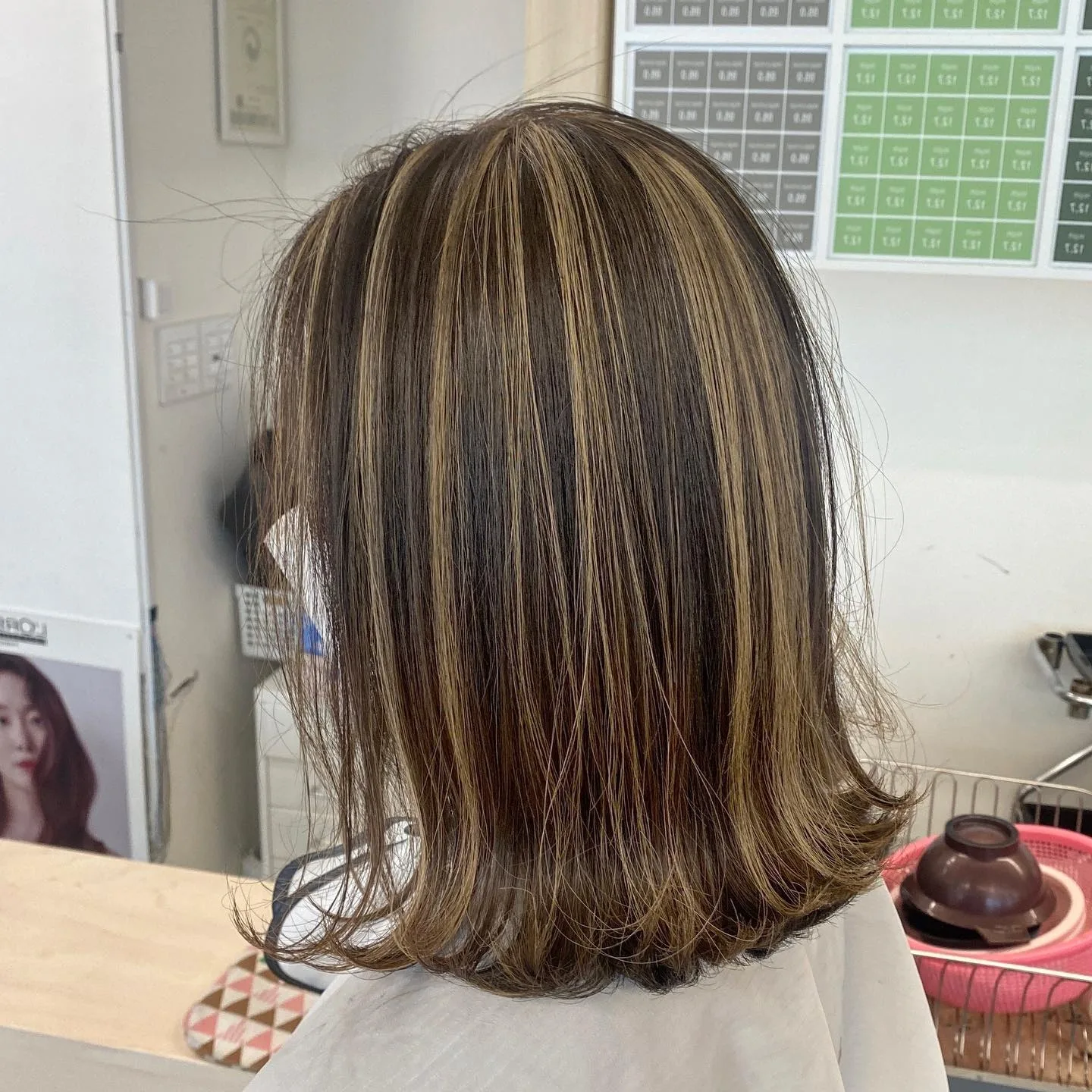 vibrant layered hair colors Seoul - Style 6 at Korea Hair Salon Seoul