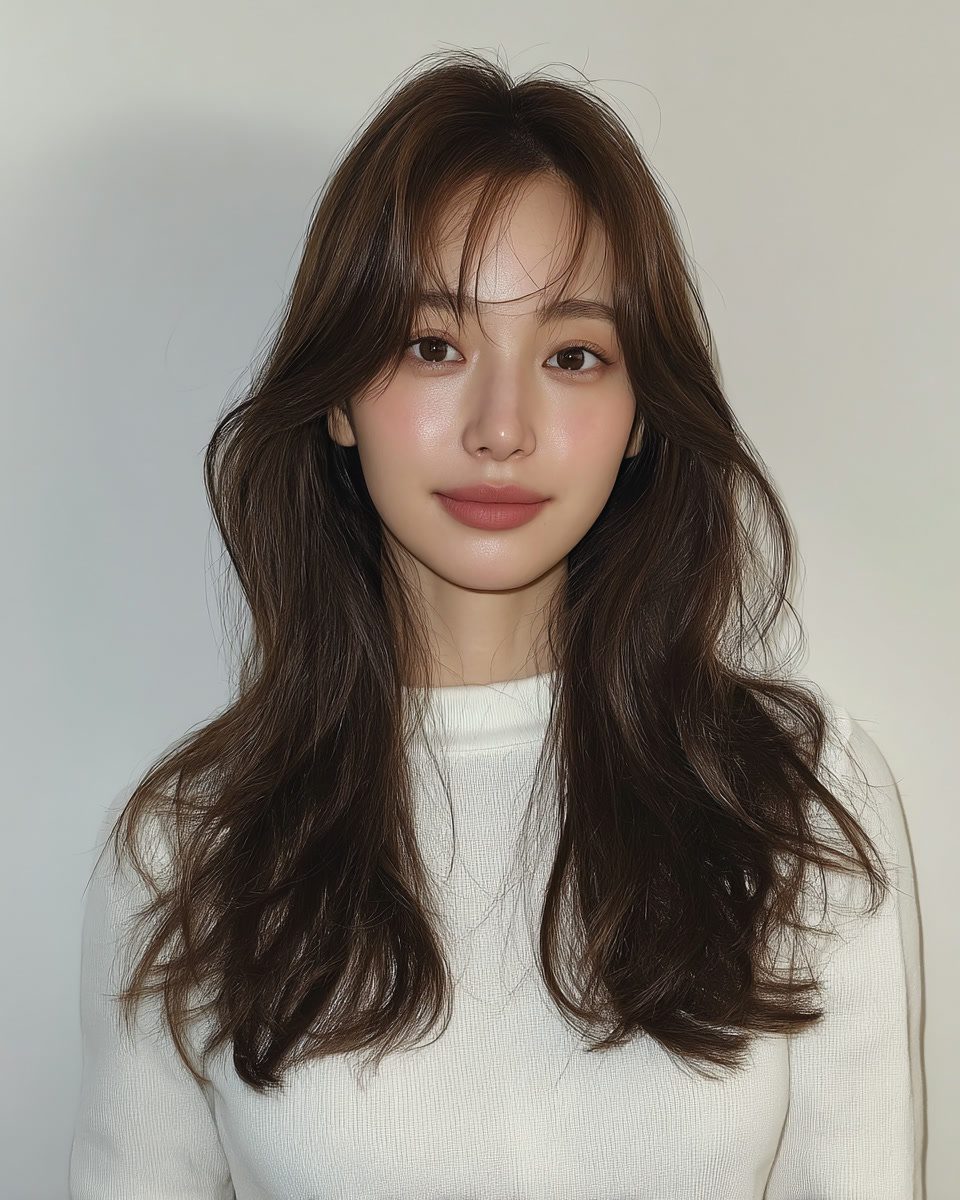 layered wave hairstyle Seoul - Style 1 at Korea Hair Salon Seoul