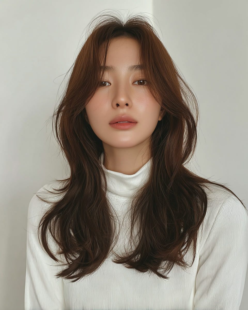layered wave hairstyle Seoul - Style 6 at Korea Hair Salon Seoul