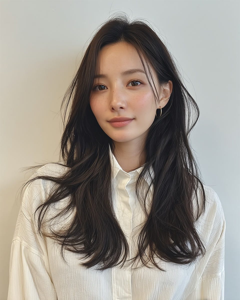 layered wave hairstyle Seoul - Style 8 at Korea Hair Salon Seoul