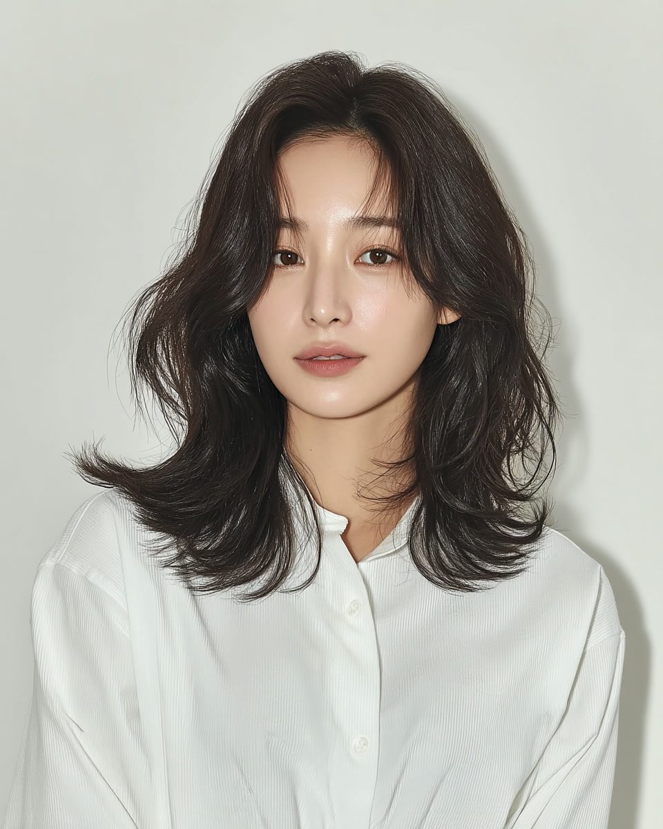 elegant hairstyles for professionals in Seoul - Style 2 at Korea Hair Salon Seoul