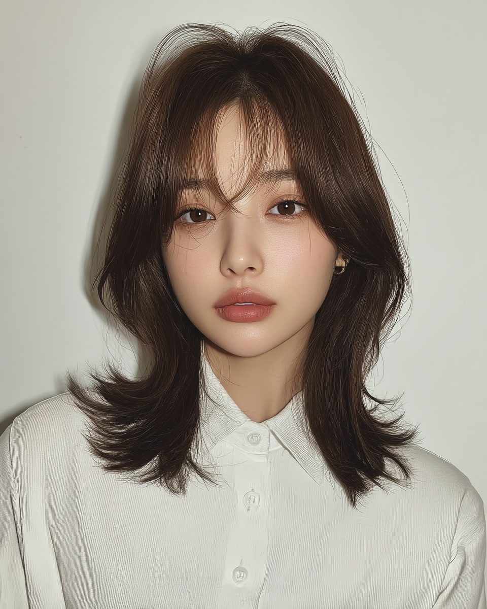 elegant layered haircuts Seoul - Style 7 at Korea Hair Salon Seoul