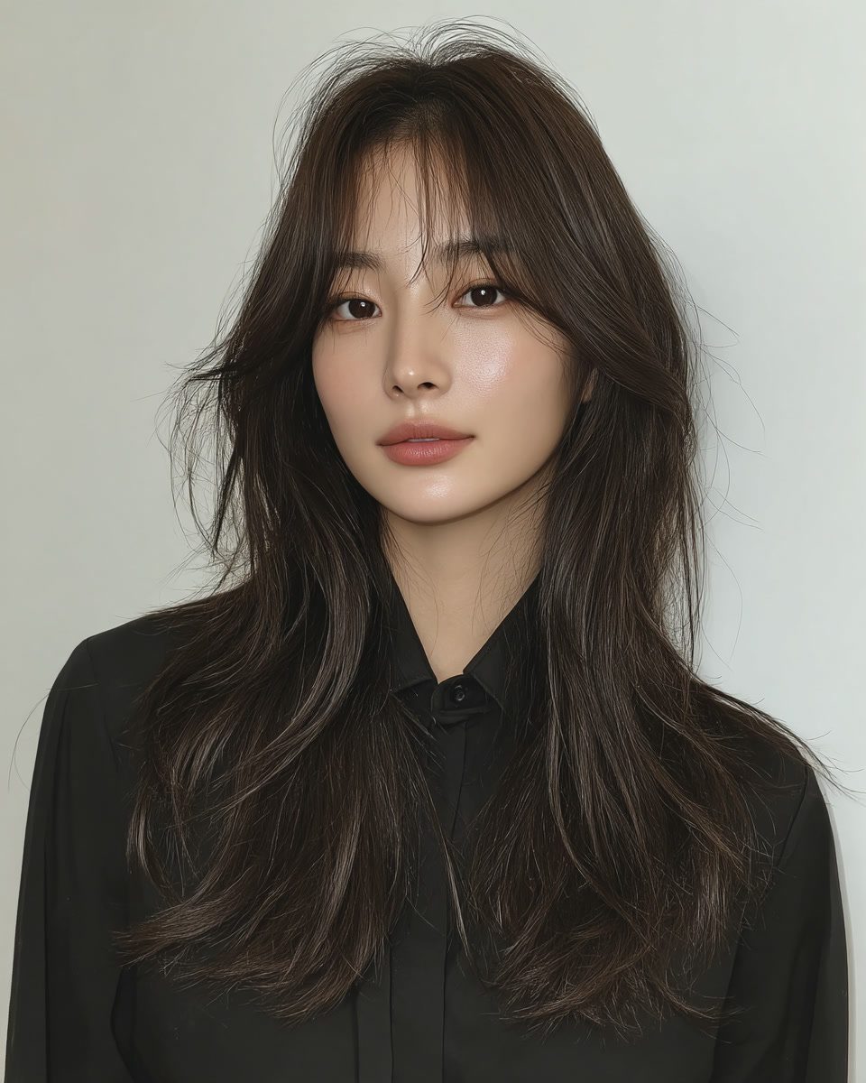 elegant layered haircuts Seoul - Style 8 at Korea Hair Salon Seoul