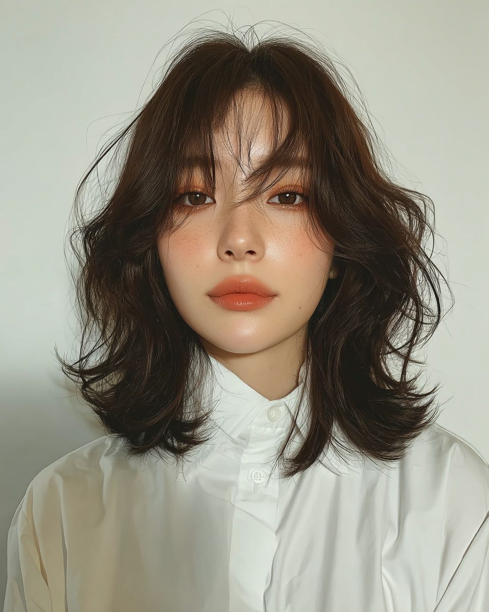 elegant soft wave styles - Style 1 at Korea Hair Salon Seoul