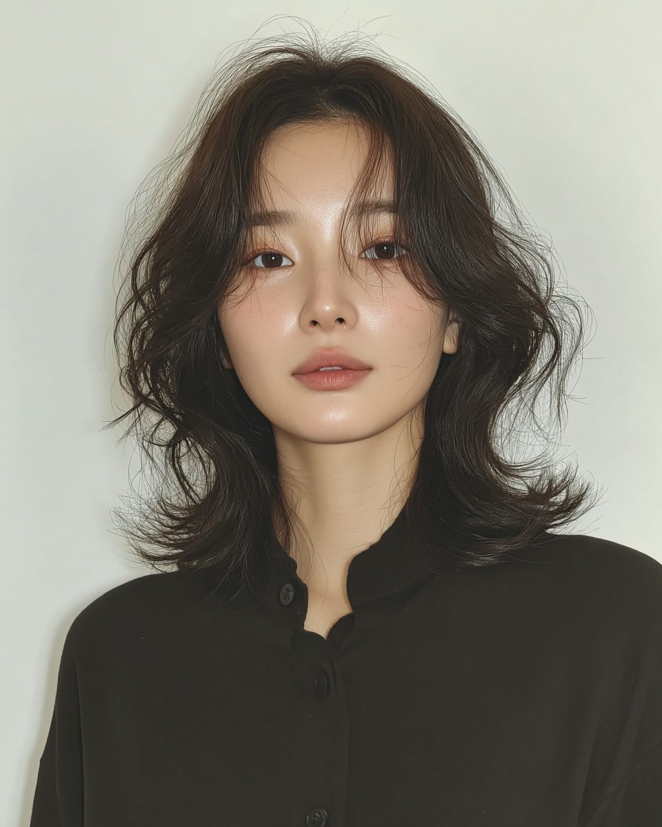 elegant soft wave Seoul - Style 6 at Korea Hair Salon Seoul
