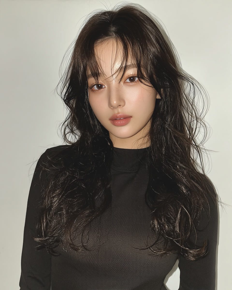 voluminous layered styles Seoul - Style 3 at Korea Hair Salon Seoul