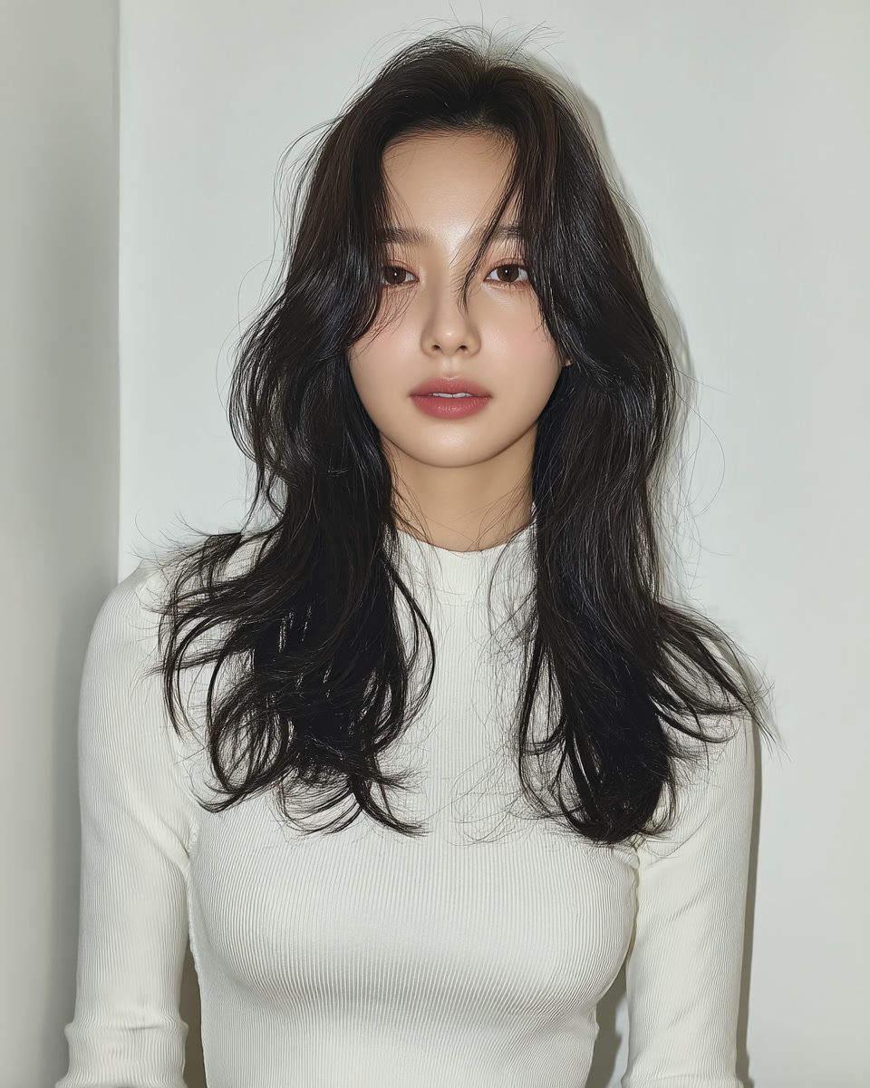 voluminous layered styles Seoul - Style 4 at Korea Hair Salon Seoul