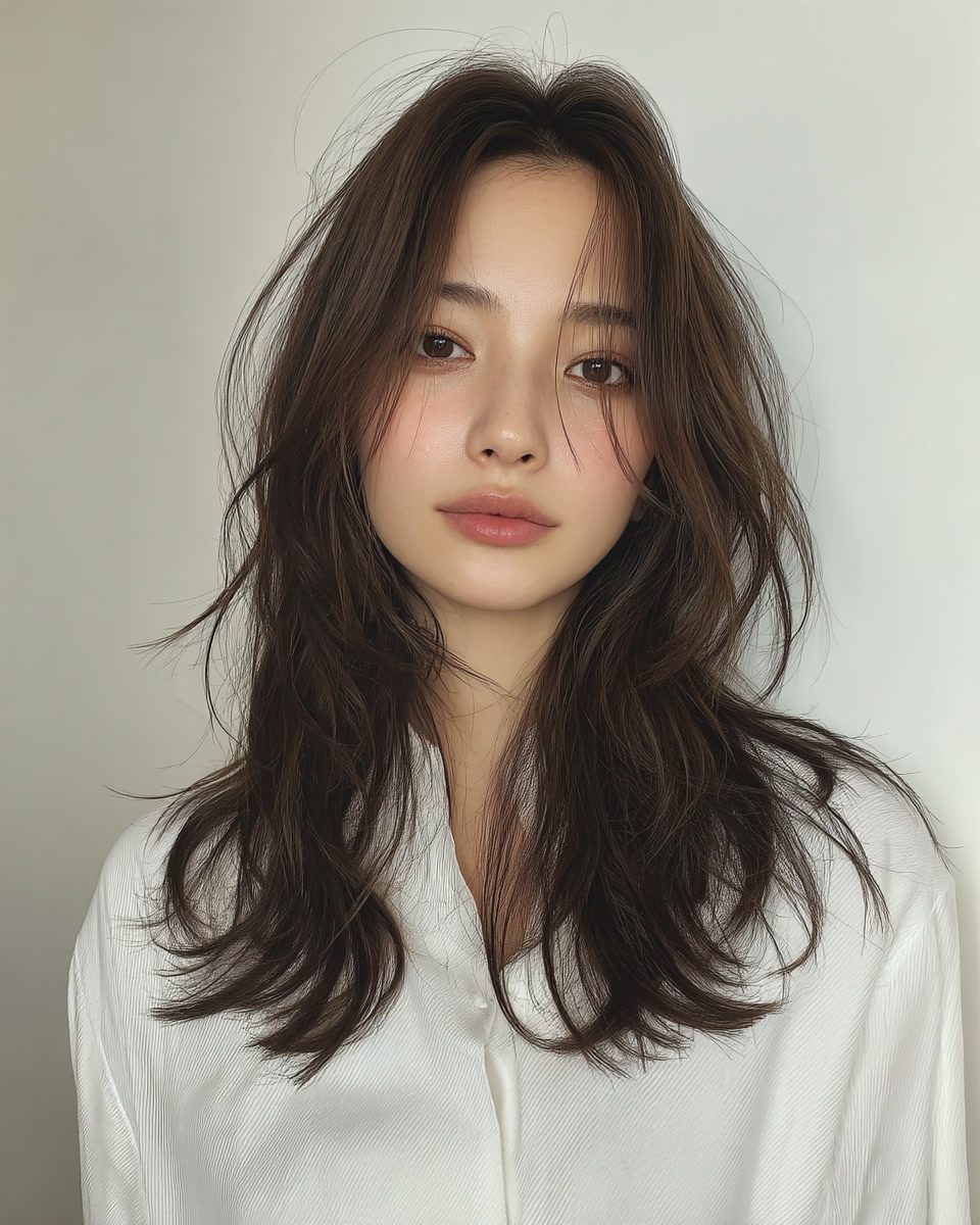 voluminous layered styles Seoul - Style 5 at Korea Hair Salon Seoul