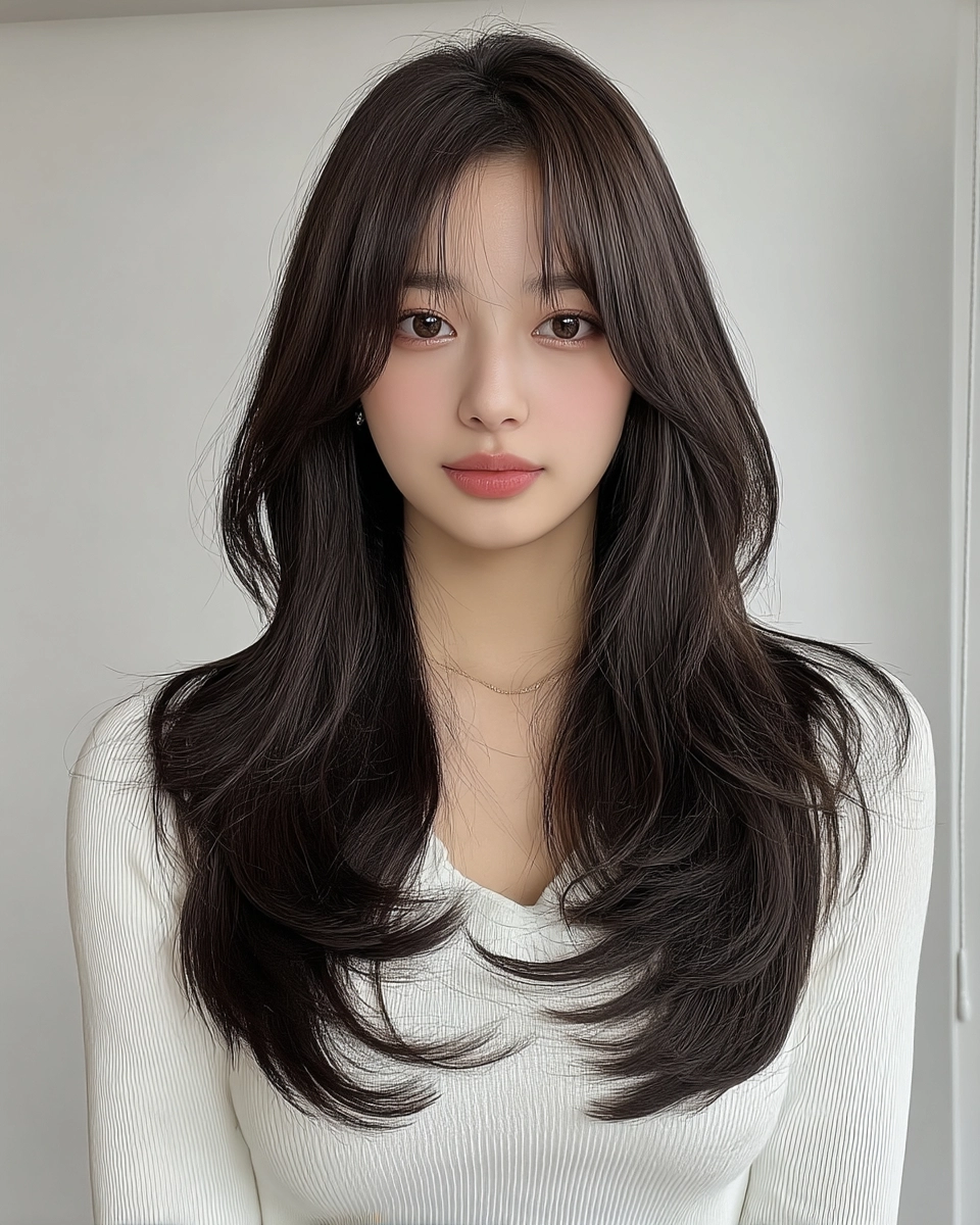 layered haircuts Seoul 2026 - Style 6 at Korea Hair Salon Seoul