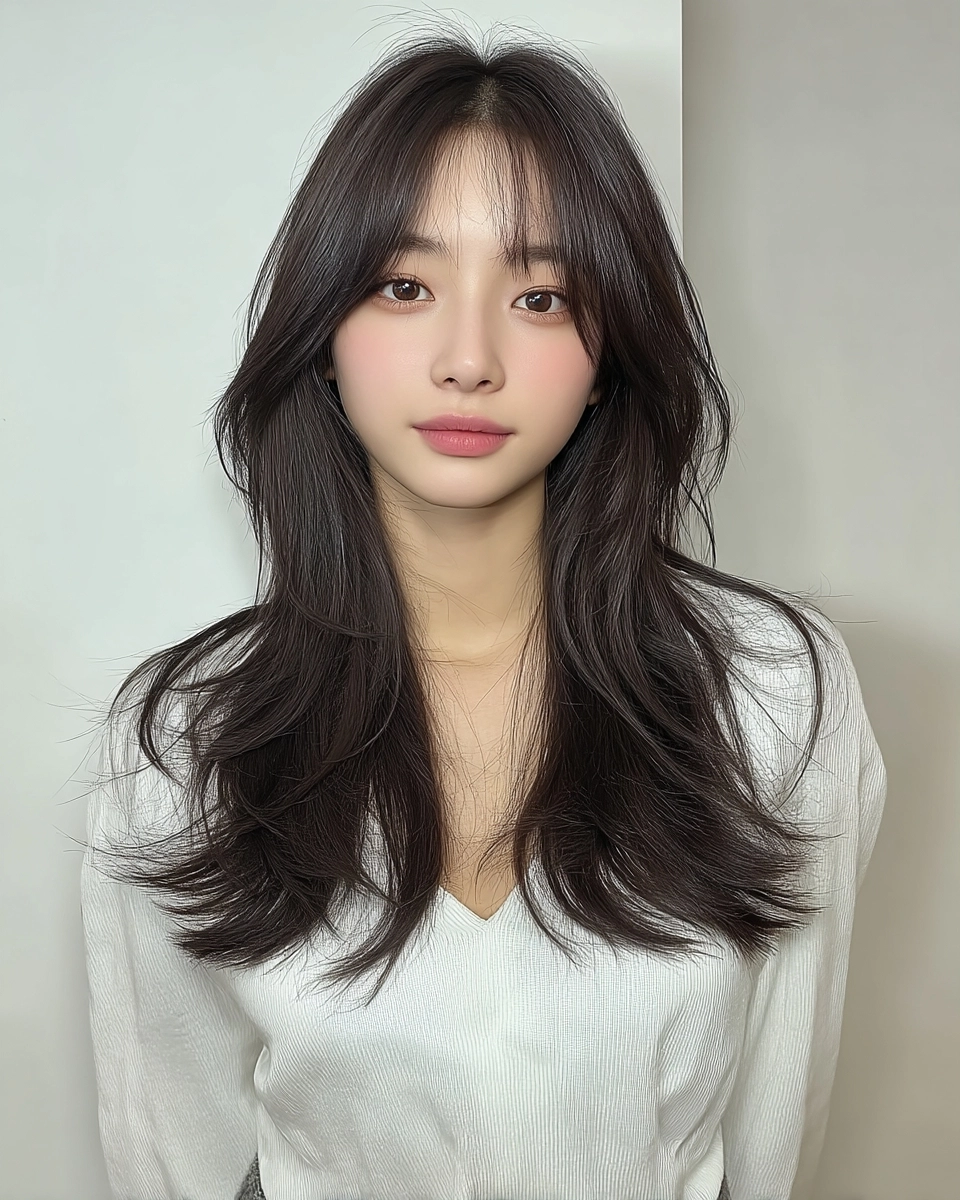 layered haircuts Seoul 2026 - Style 7 at Korea Hair Salon Seoul
