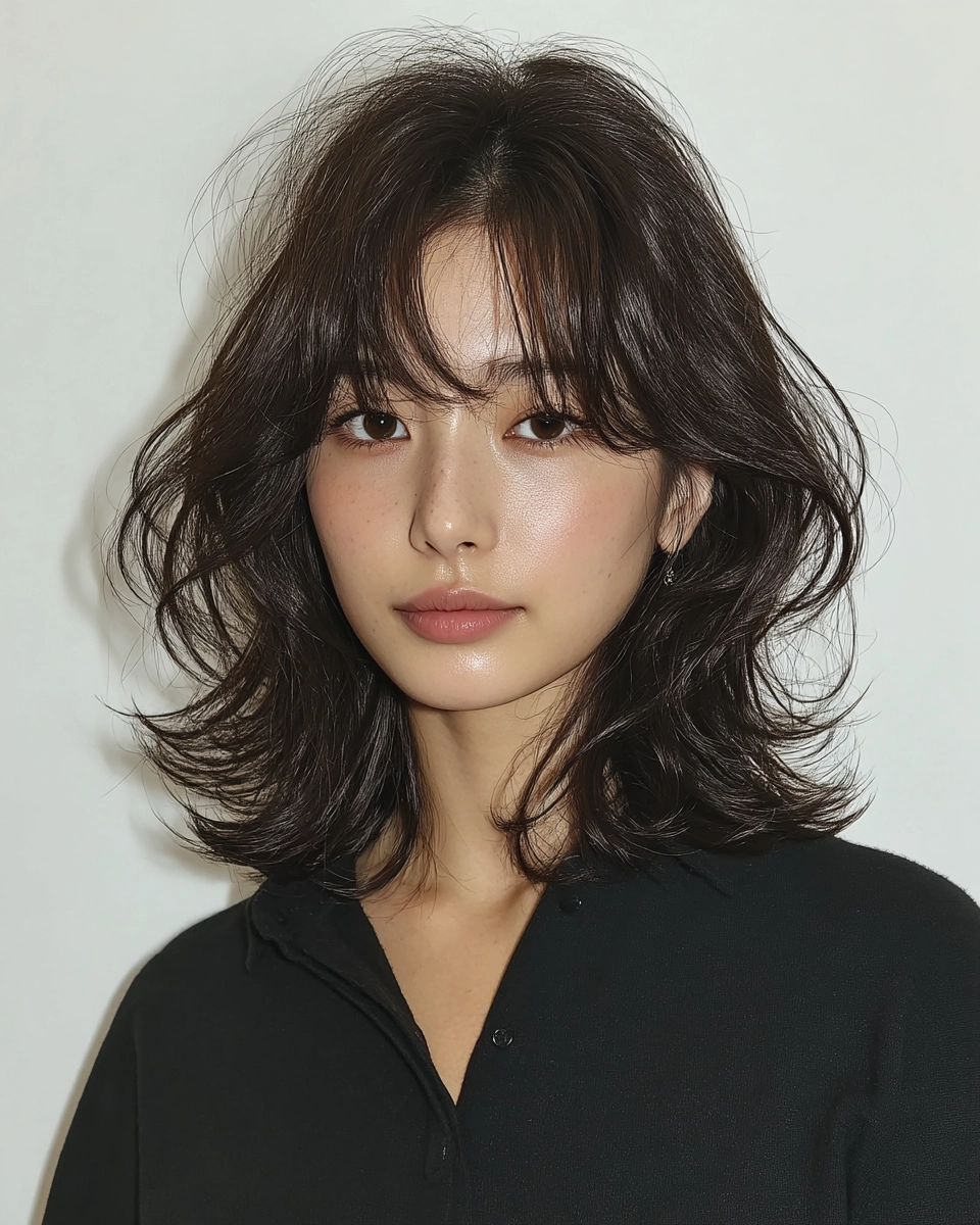 soft layered cuts Fall 2026 - Style 3 at Korea Hair Salon Seoul