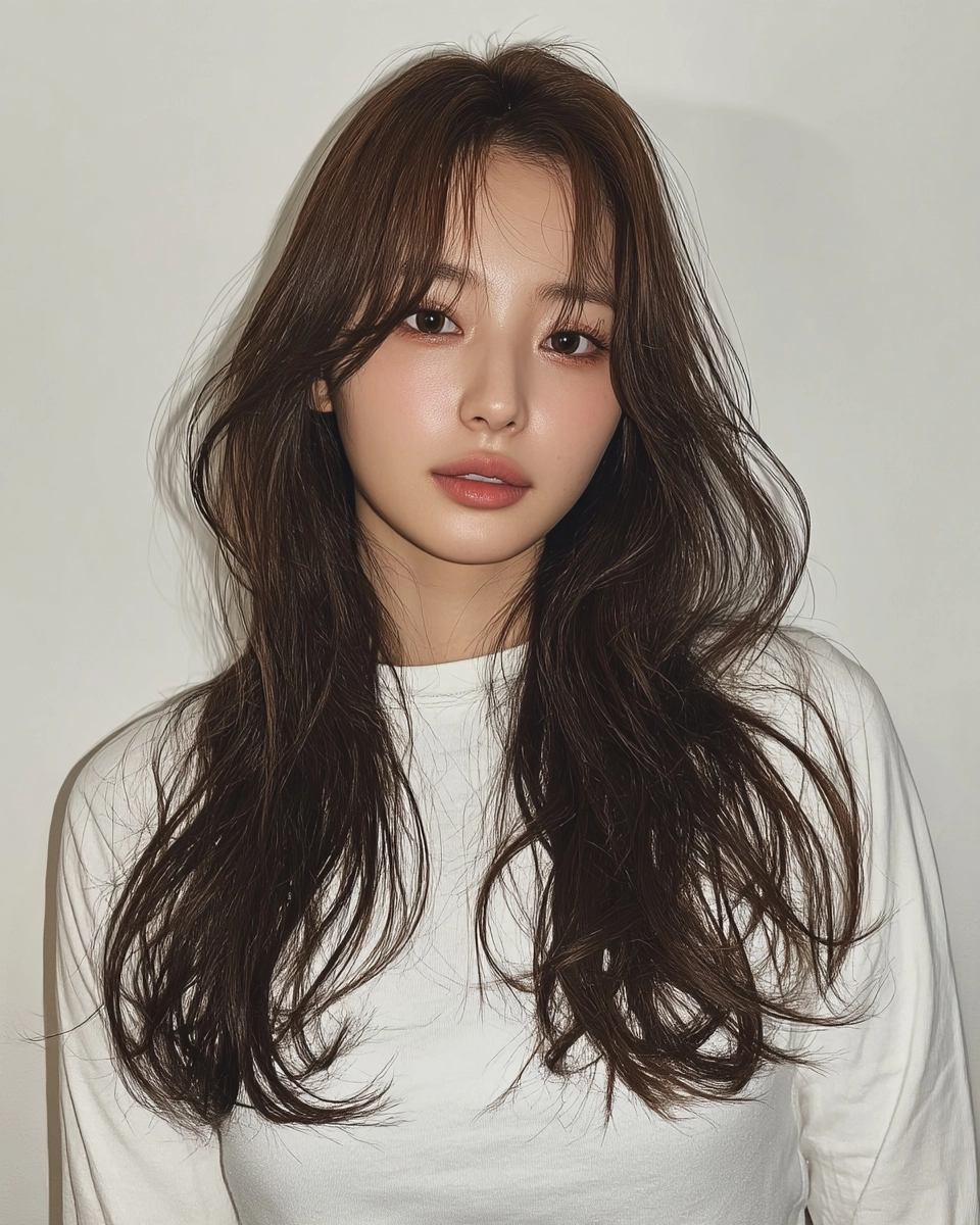 soft layered cuts Fall 2026 - Style 5 at Korea Hair Salon Seoul