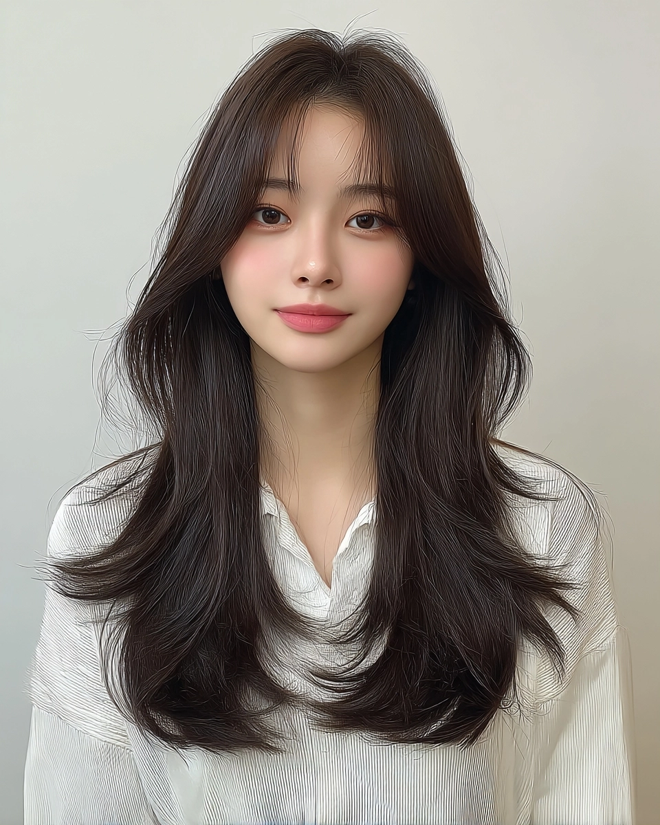 soft layered cuts Fall 2026 - Style 7 at Korea Hair Salon Seoul
