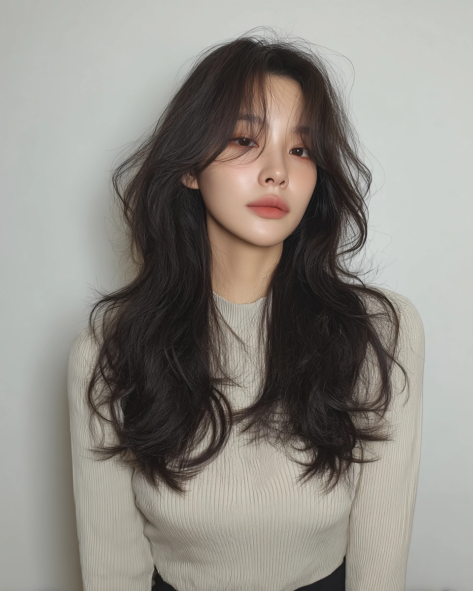 soft wave perm 2026 - Style 3 at Korea Hair Salon Seoul