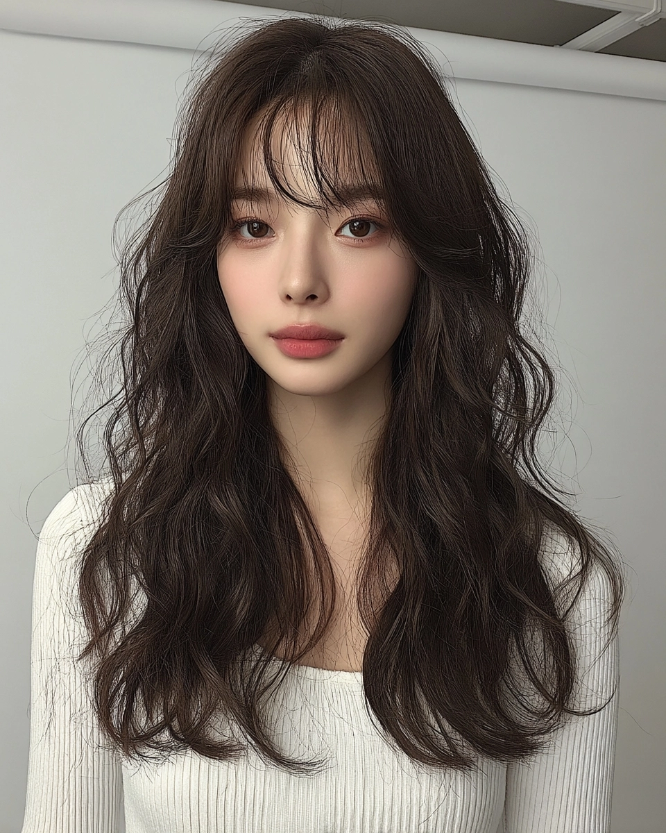 soft wave perm Korea 2026 - Style 7 at Korea Hair Salon Seoul