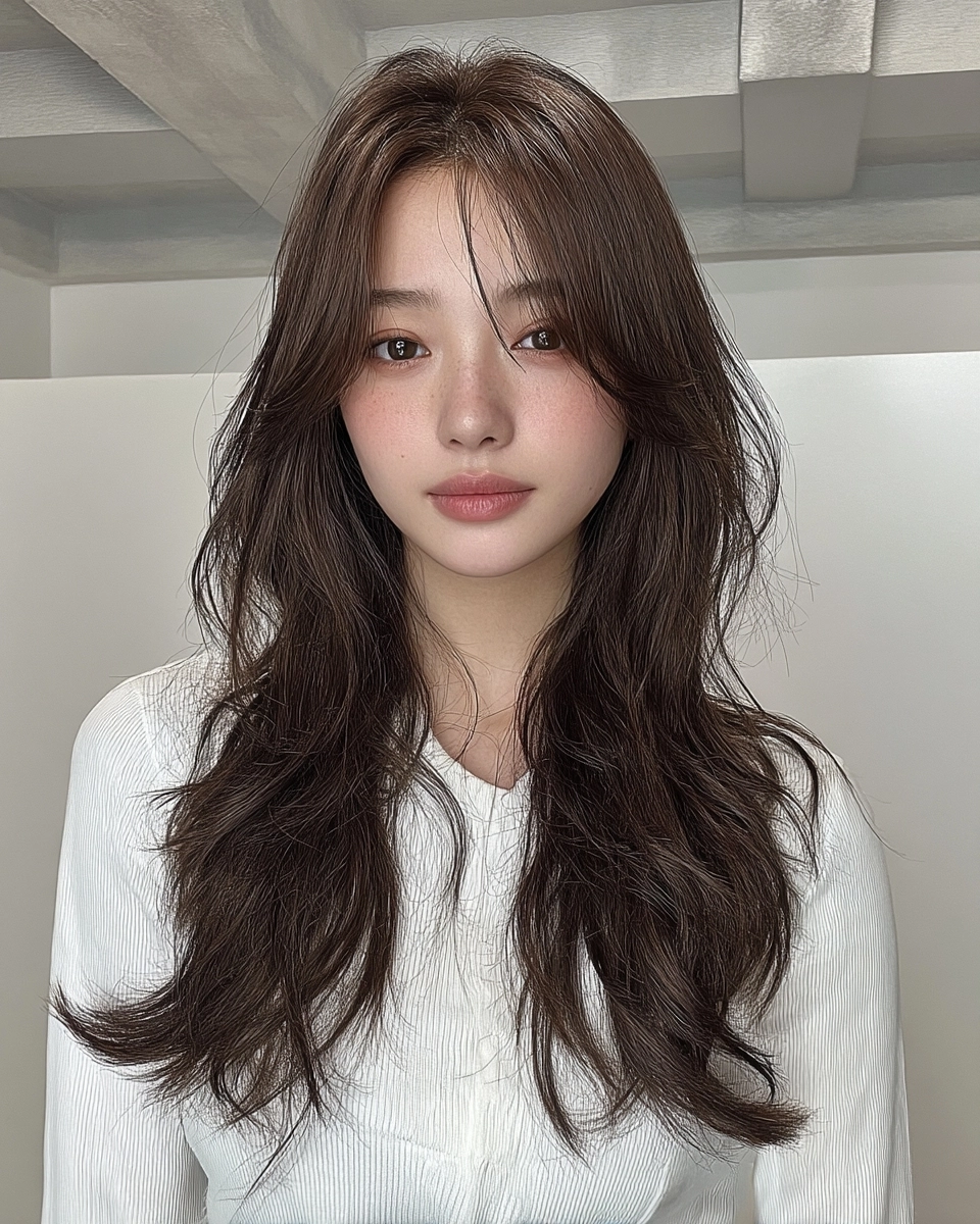 chic Korean layered styles 2026 - Style 3 at Korea Hair Salon Seoul