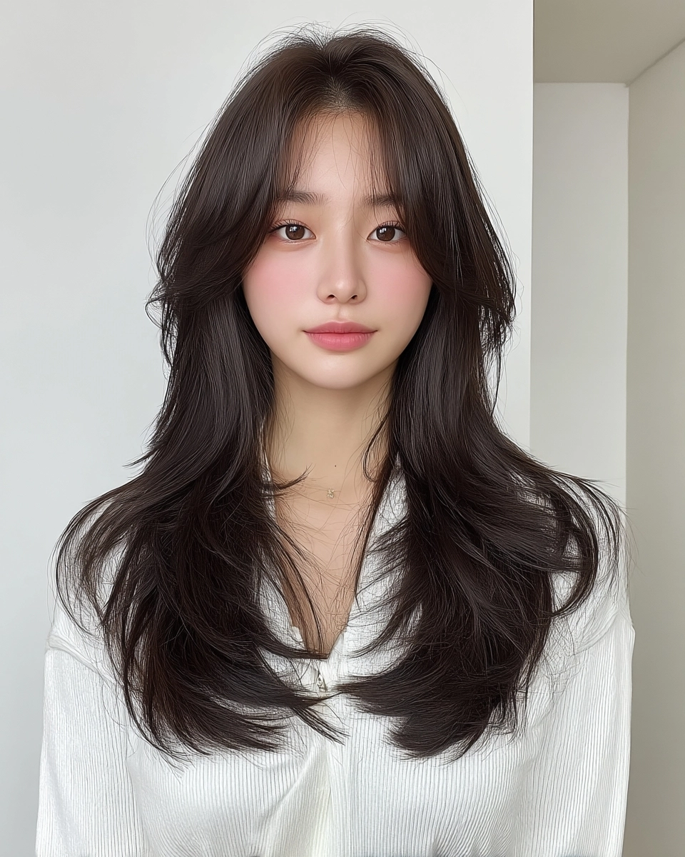 chic Korean layered styles 2026 - Style 4 at Korea Hair Salon Seoul