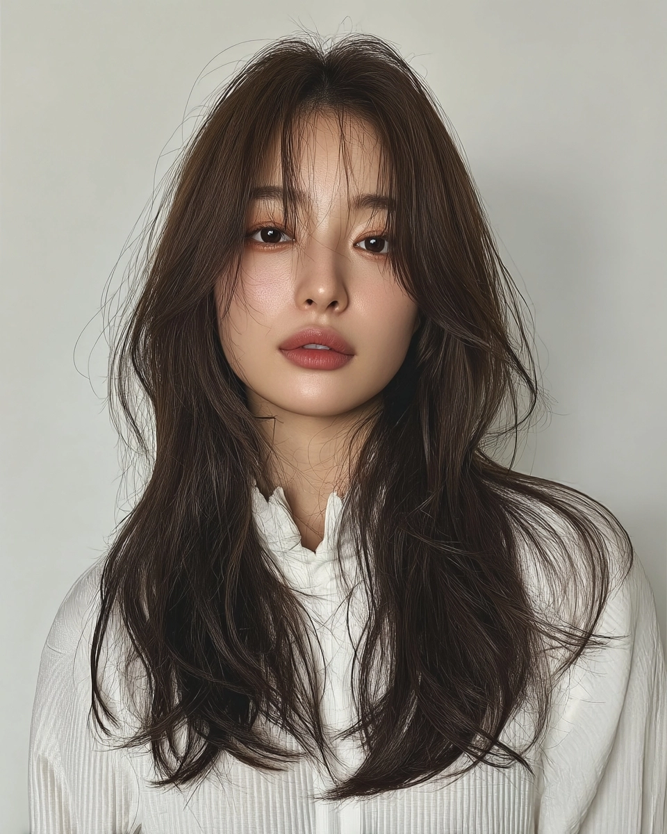 chic Korean layered styles 2026 - Style 8 at Korea Hair Salon Seoul